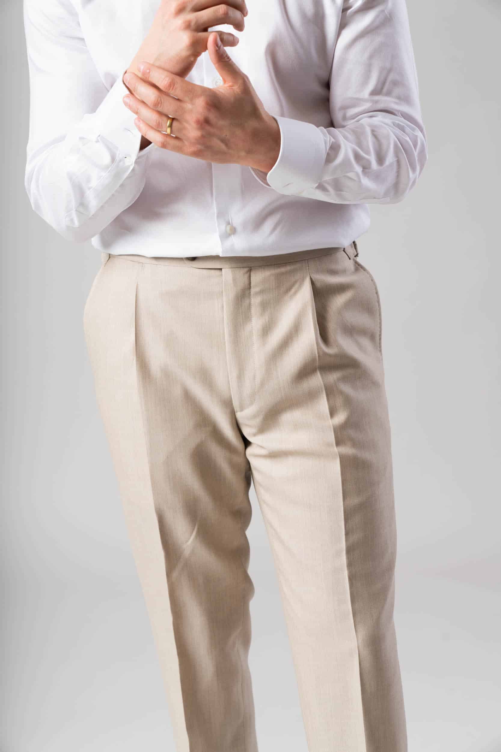 Trousers panama beige image 3