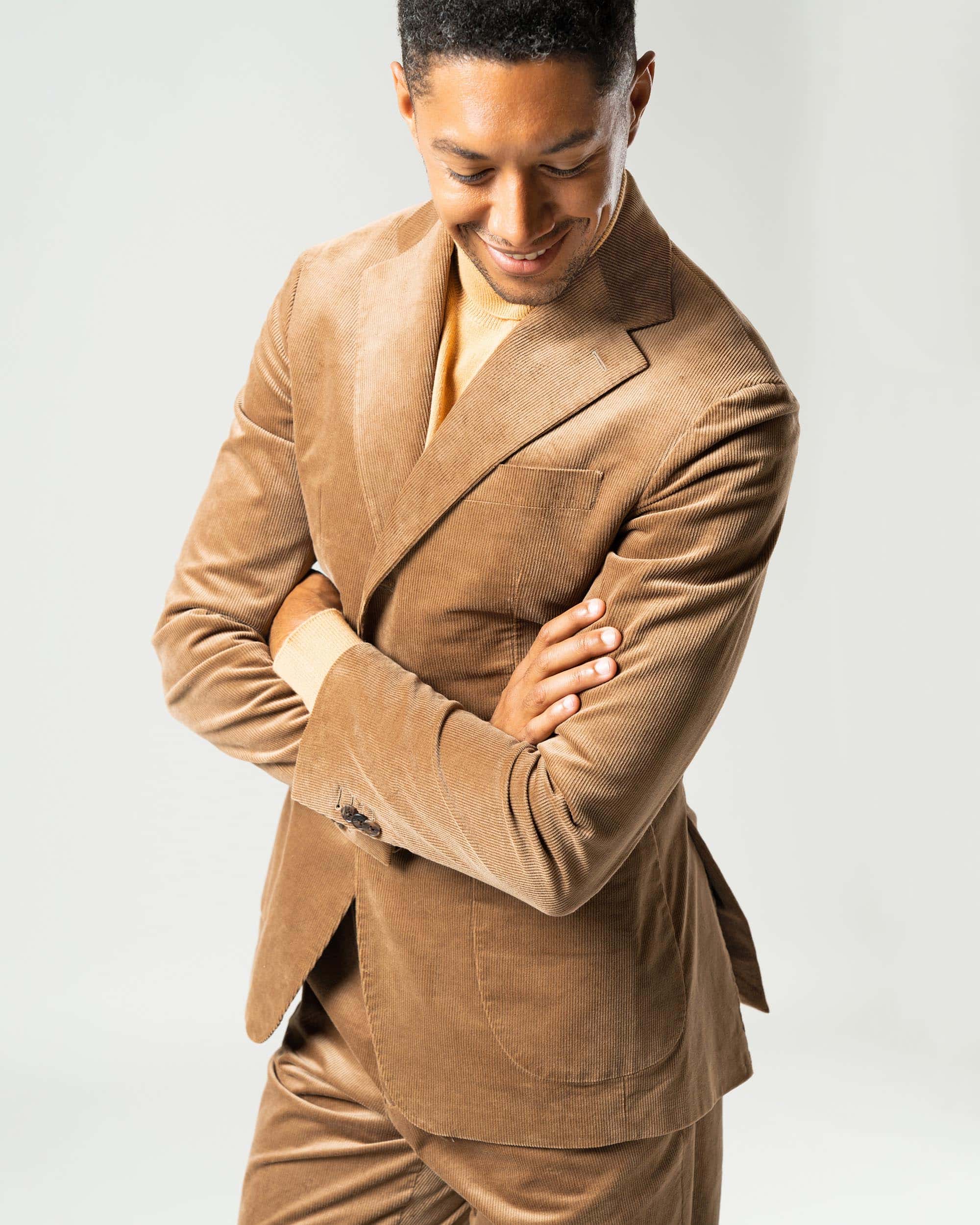 Suit corduroy brown image 4