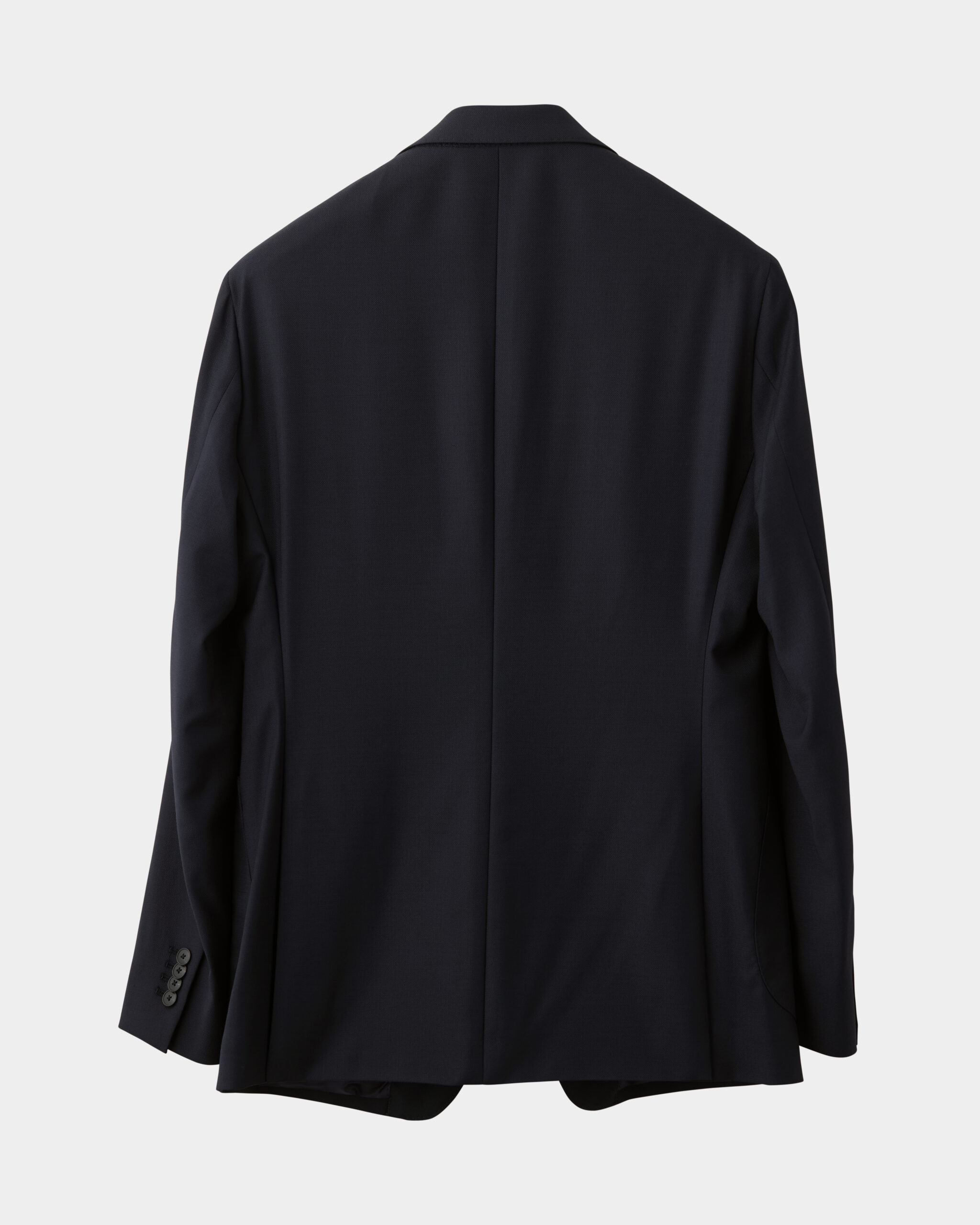 Custom Made Signature ‘Traveller’ Jacket midnight blue hopsack wool image 3