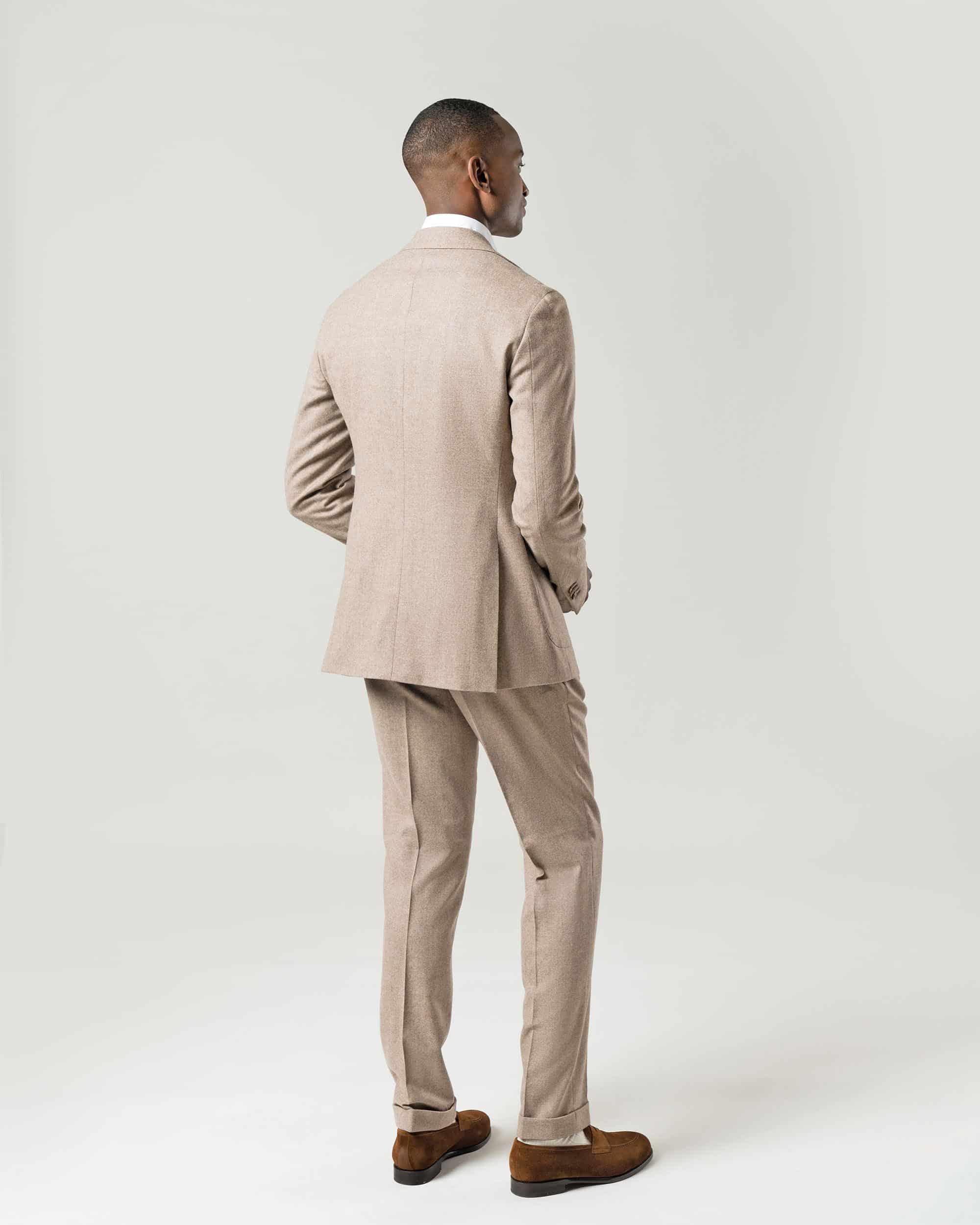 Suit flannel beige image 4
