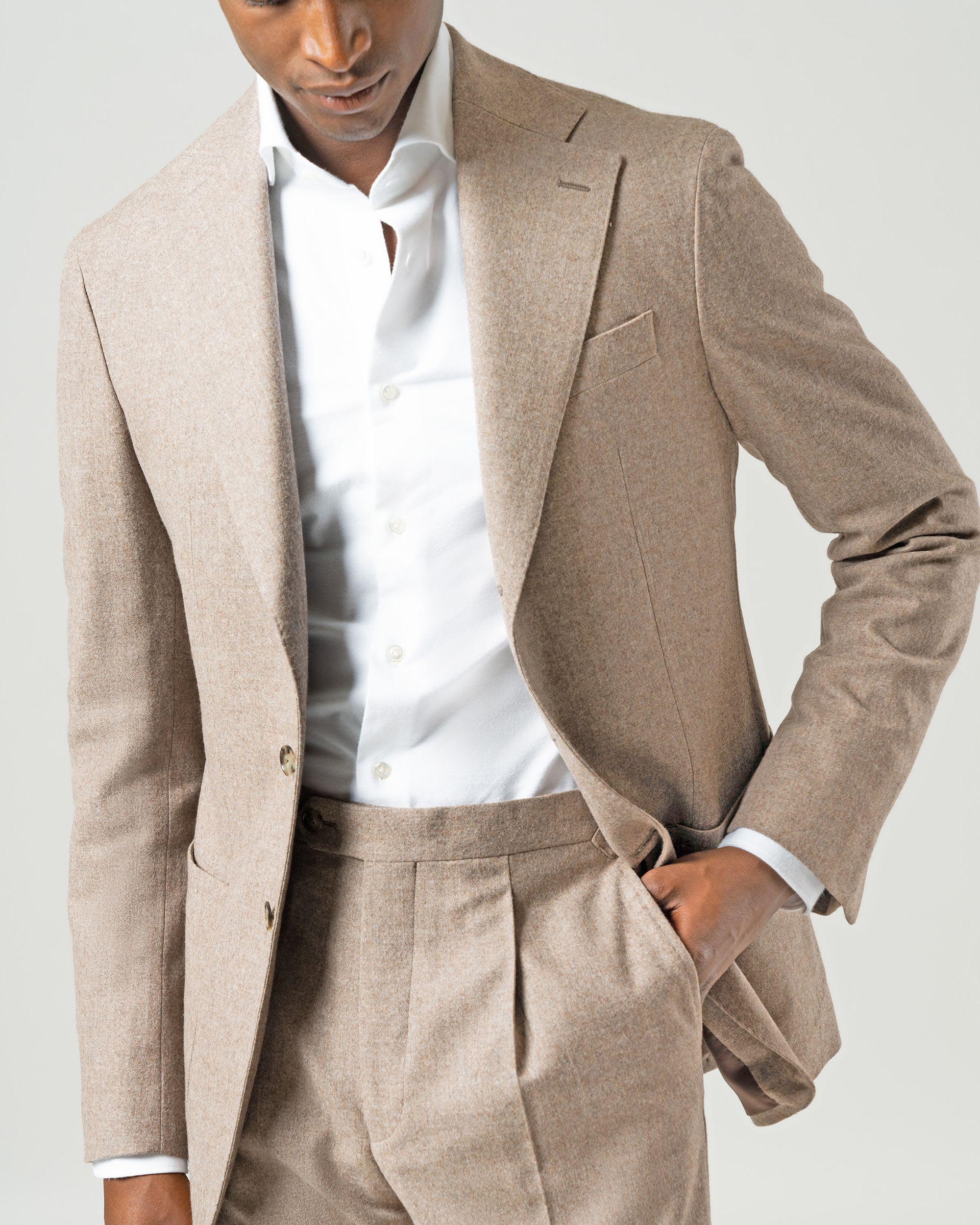 Suit flannel beige image 5