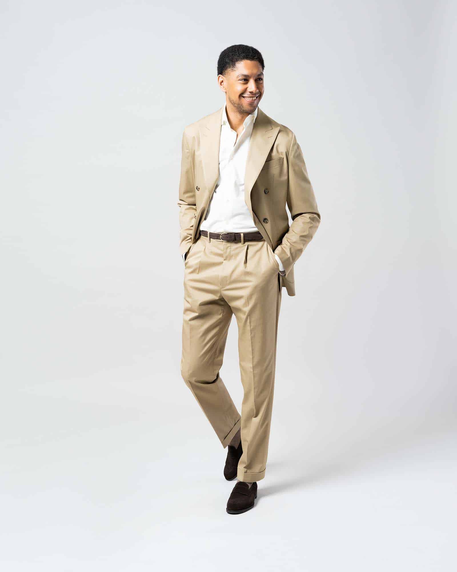 Suit cotton beige image 4