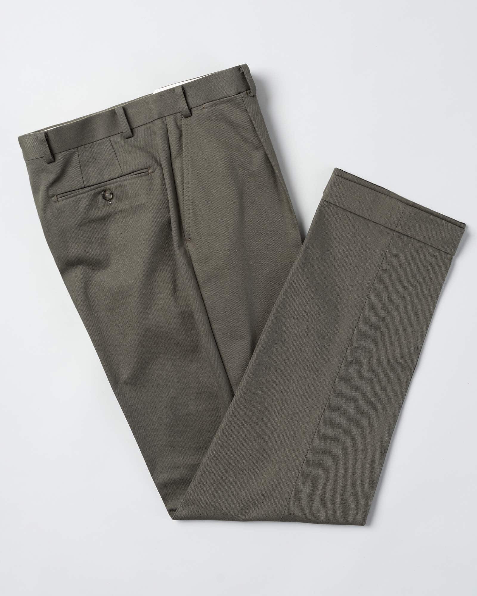 Chinos heavy cotton twill olive image 2