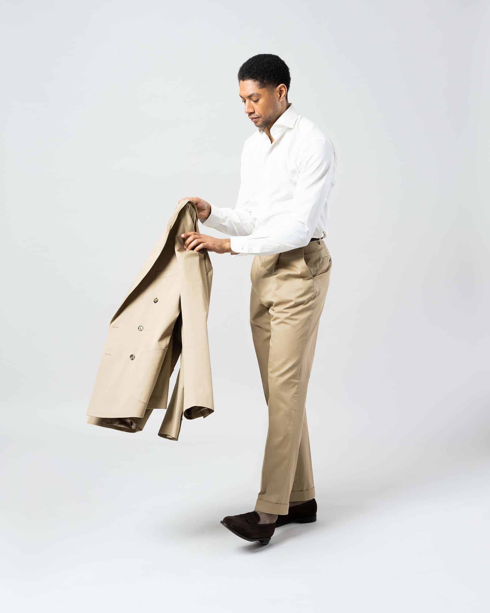 Suit cotton beige image 6