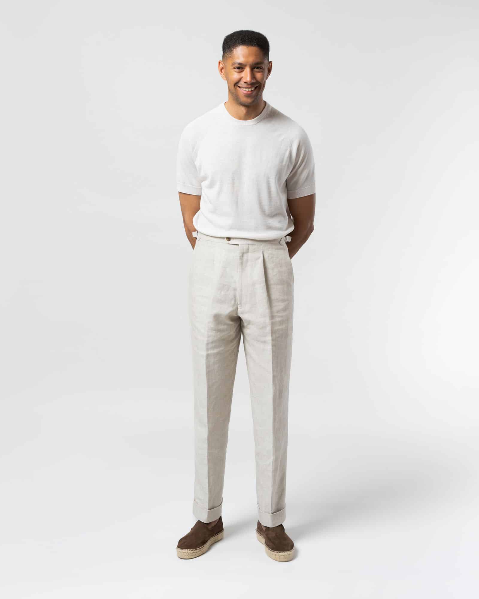 Buy Raymond Linen Checkered Trouser Fabric online | Looksgud.in
