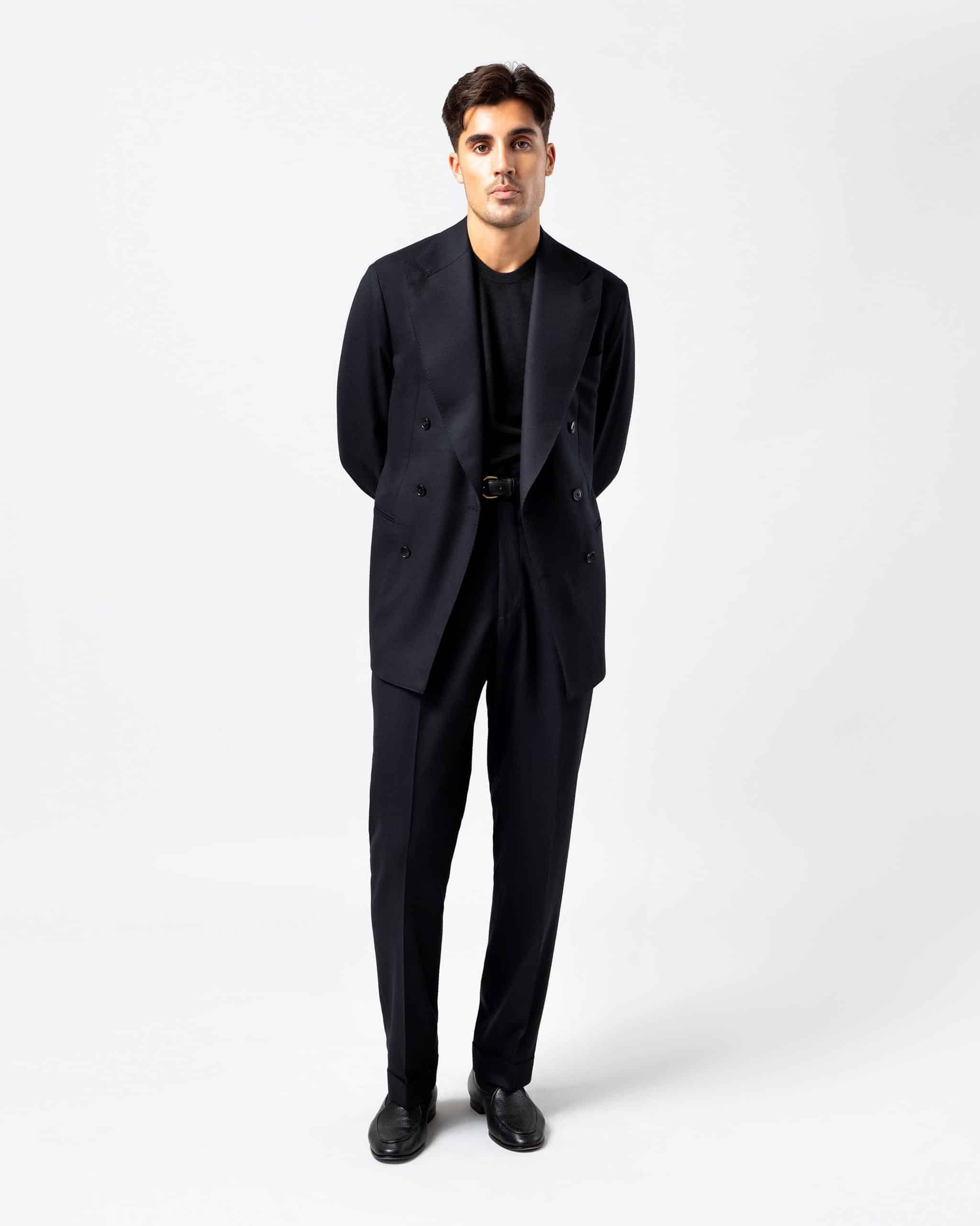 Suit flannel black image 1