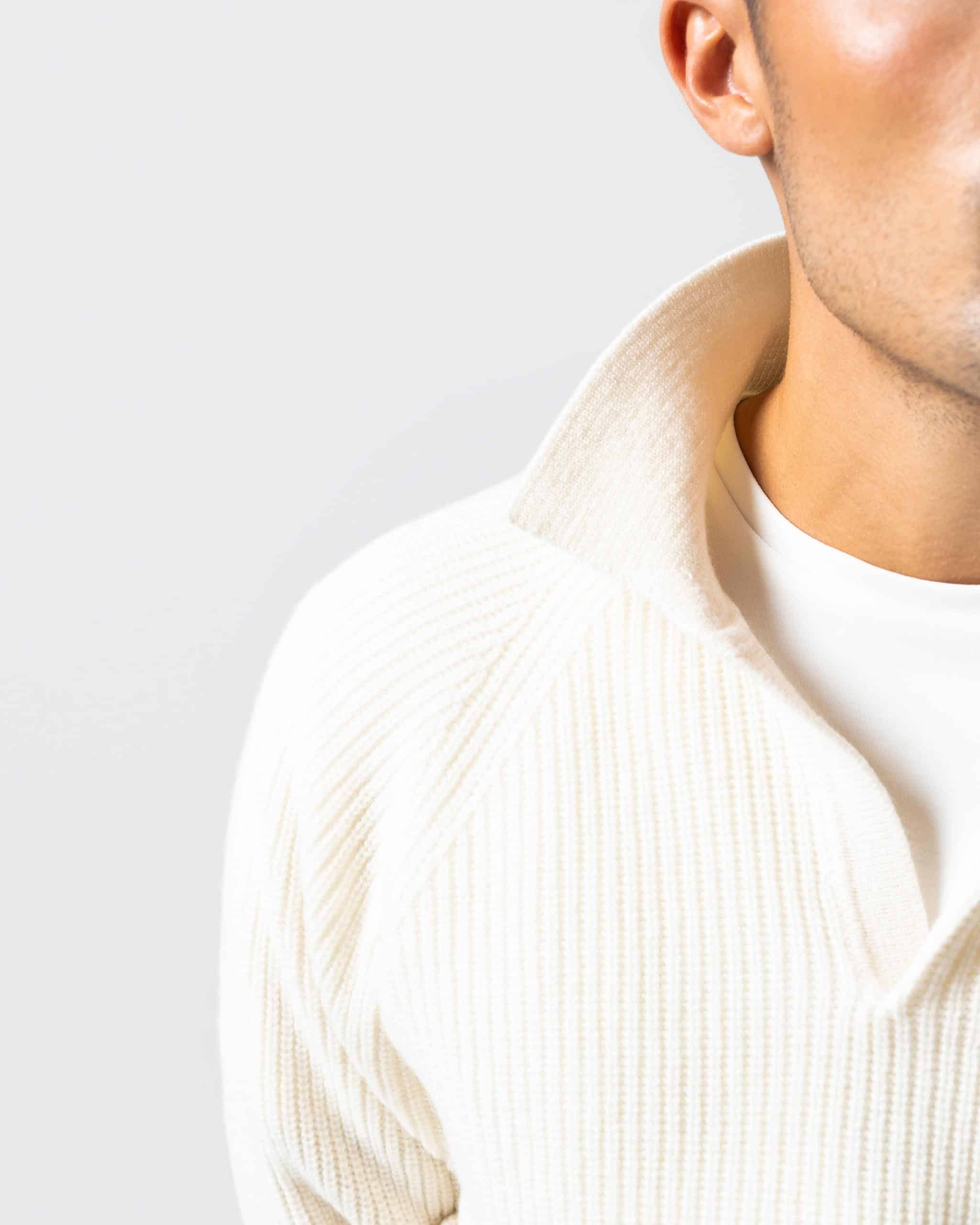 The Sestriere pure cashmere polo off white image 6