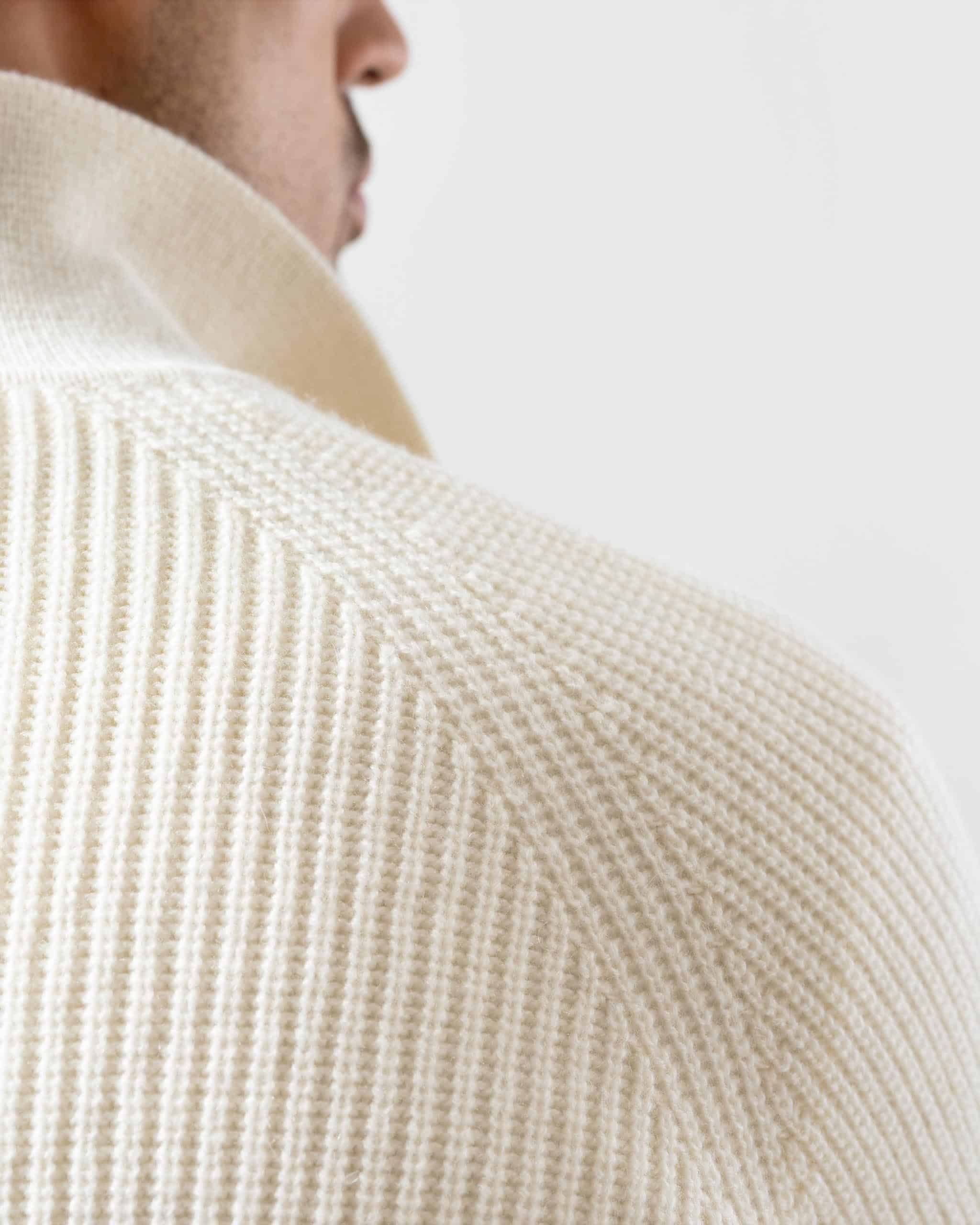 The Sestriere pure cashmere polo off white image 7