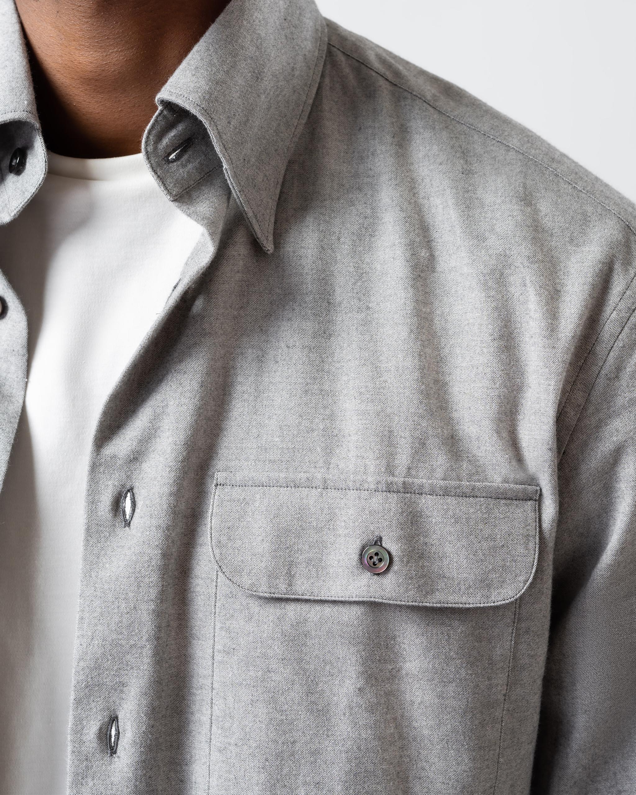 Overshirt flannel grey image 2
