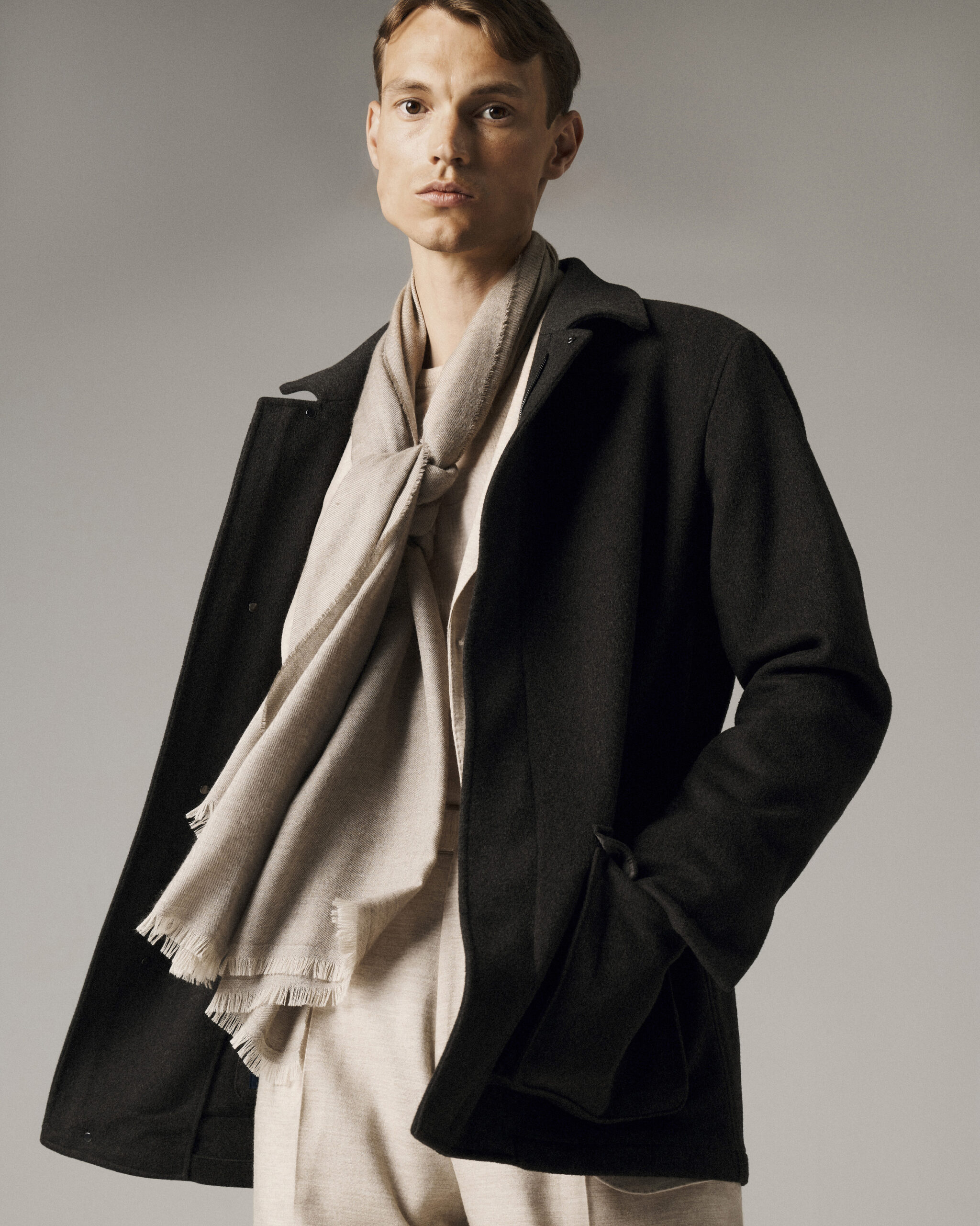 Custom Made 'Capolavoro' City Jacket Dark Brown Superfine Wool image 3