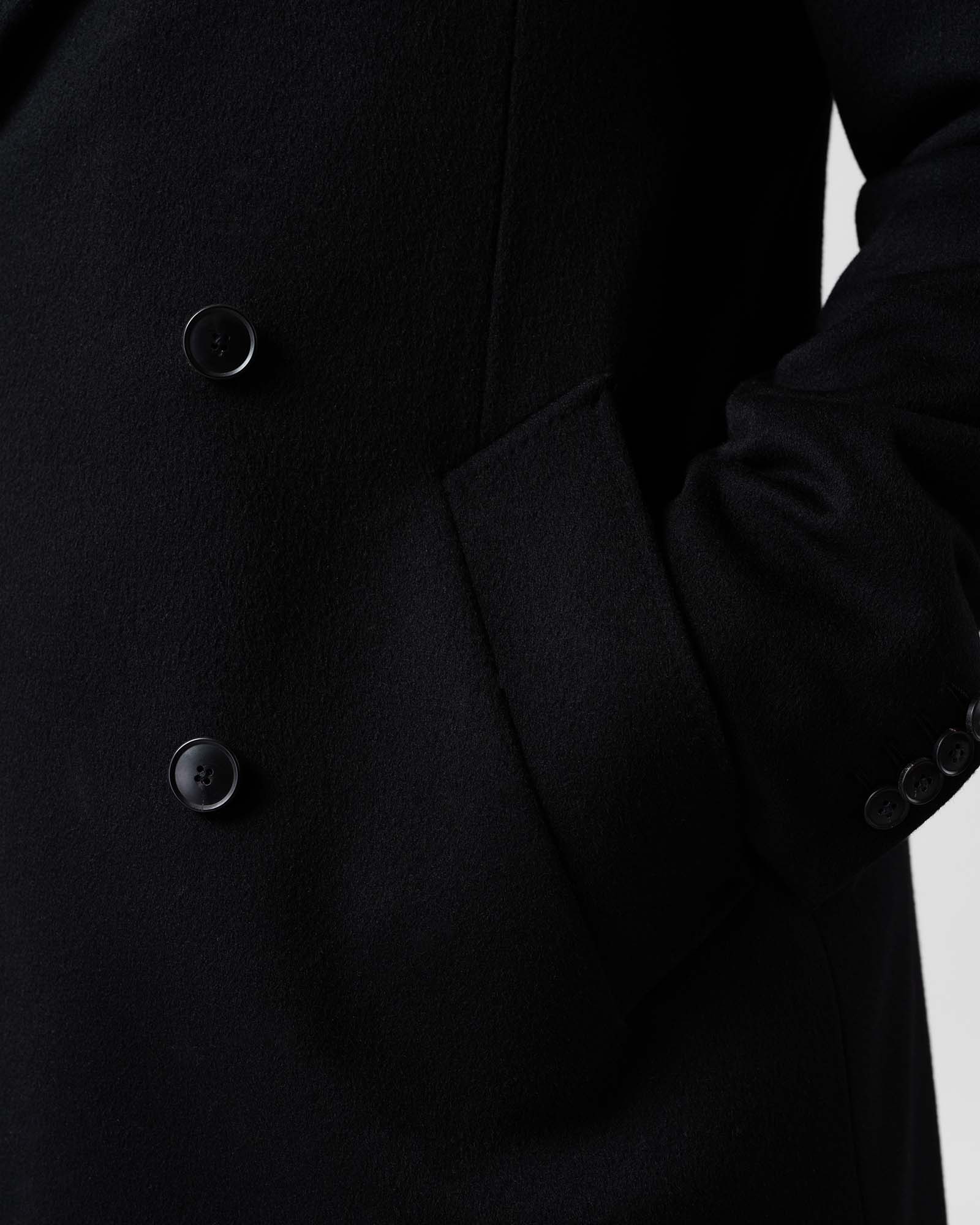 Overcoat wool black image 4