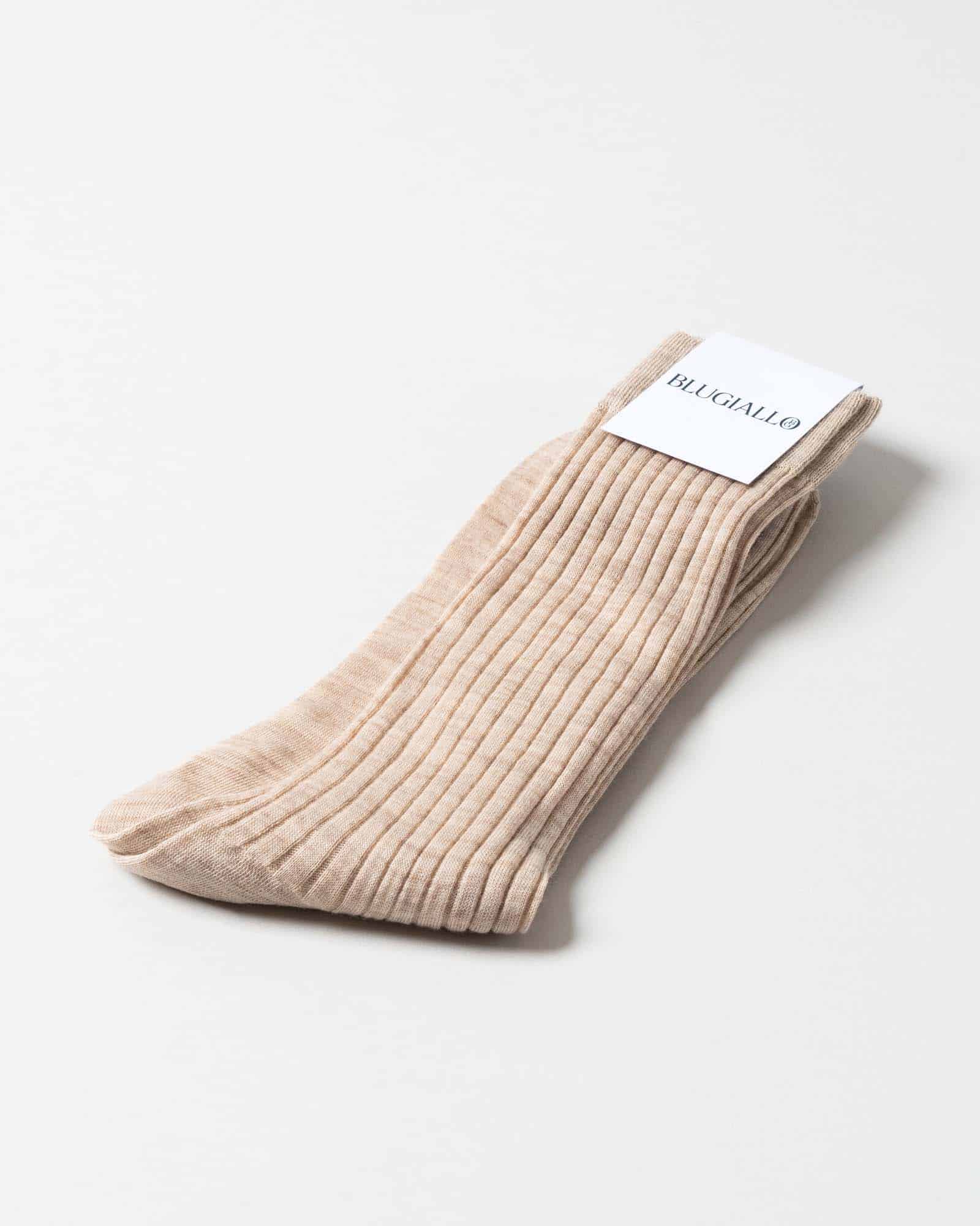 Merino socks sand image 3