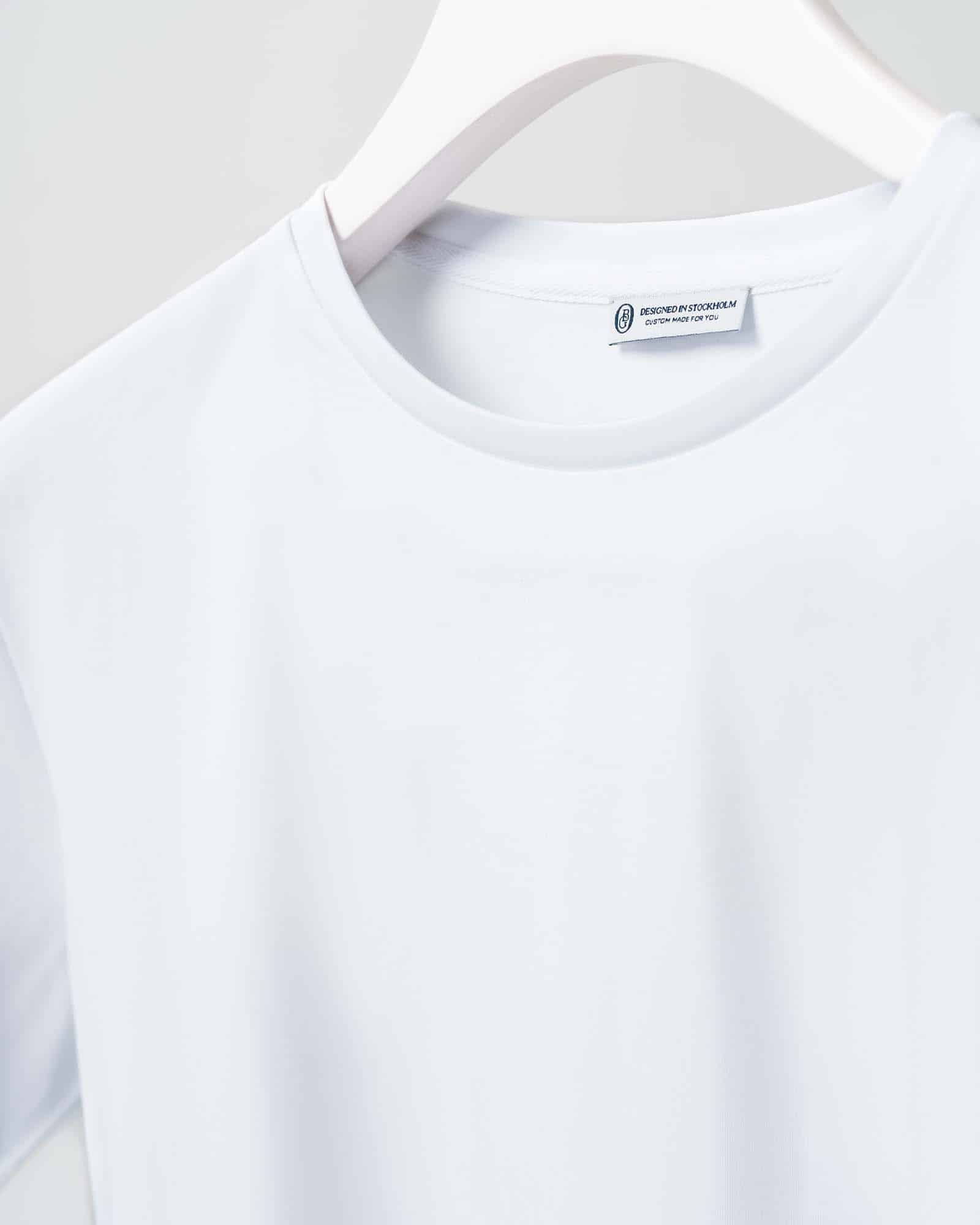 T-shirt supima cotton white image 4