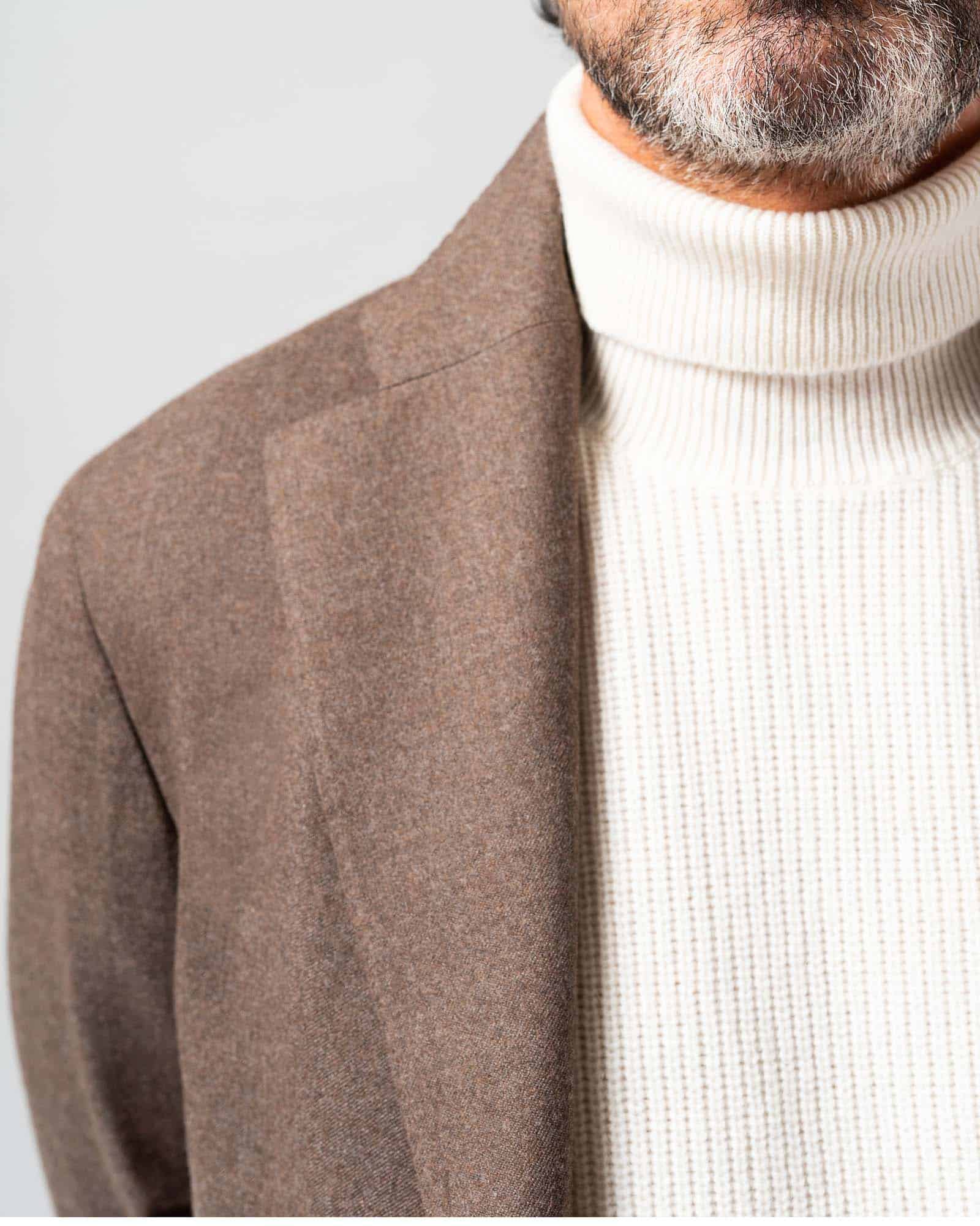 The Sestriere cashmere roll neck off white image 6