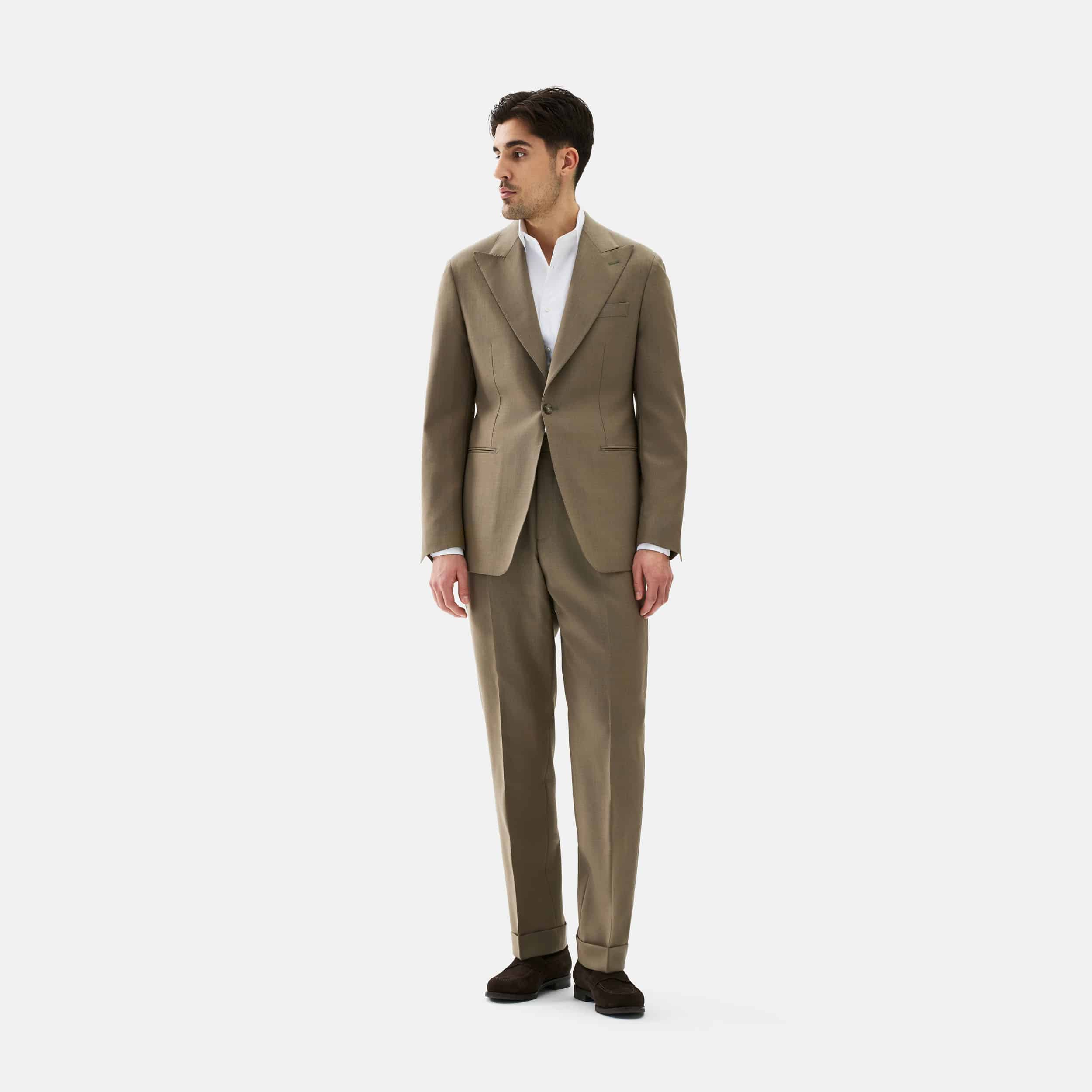 Suit fresco olive Blugiallo Expressive Luxury official shop