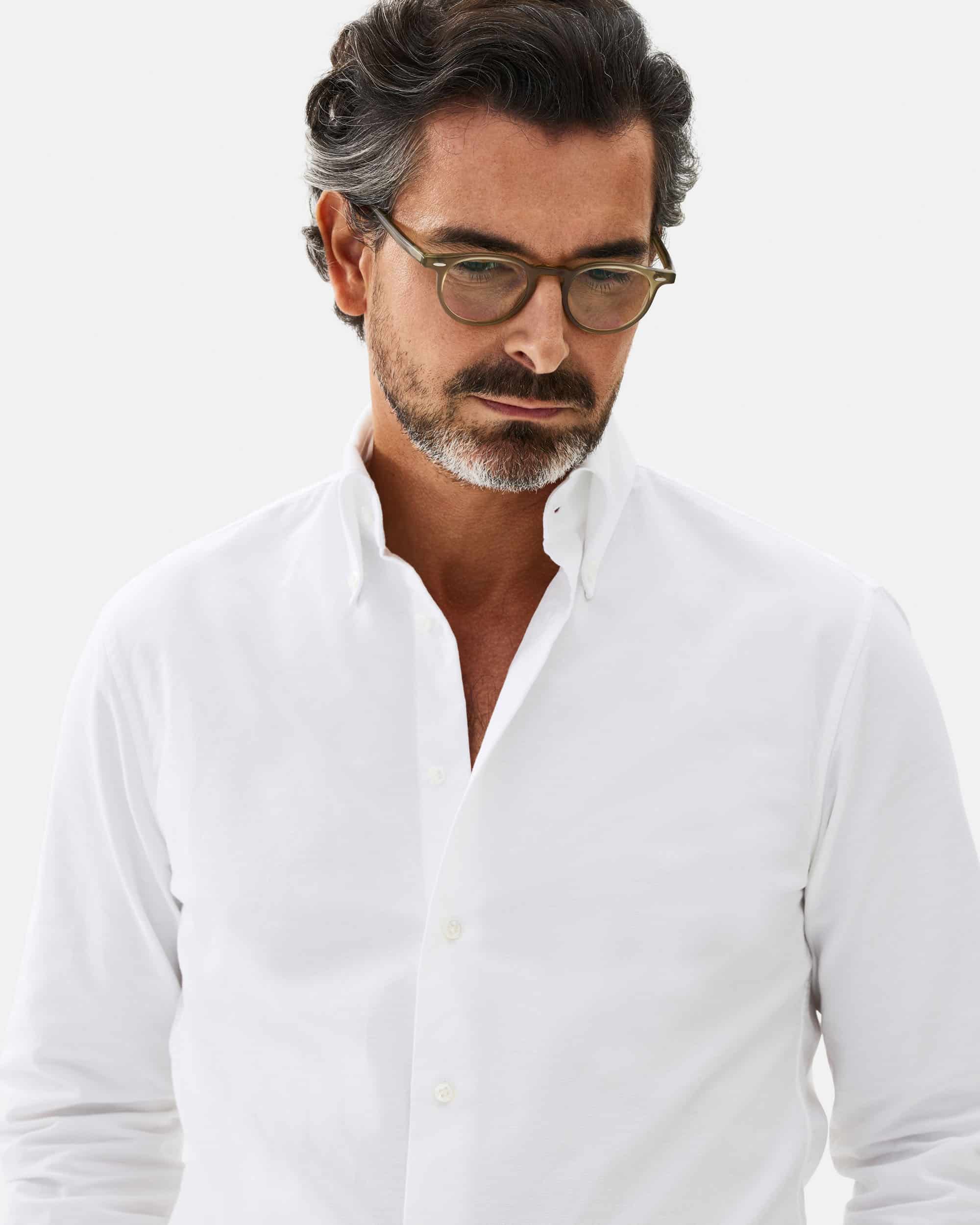 Shirt cotton oxford white image 2