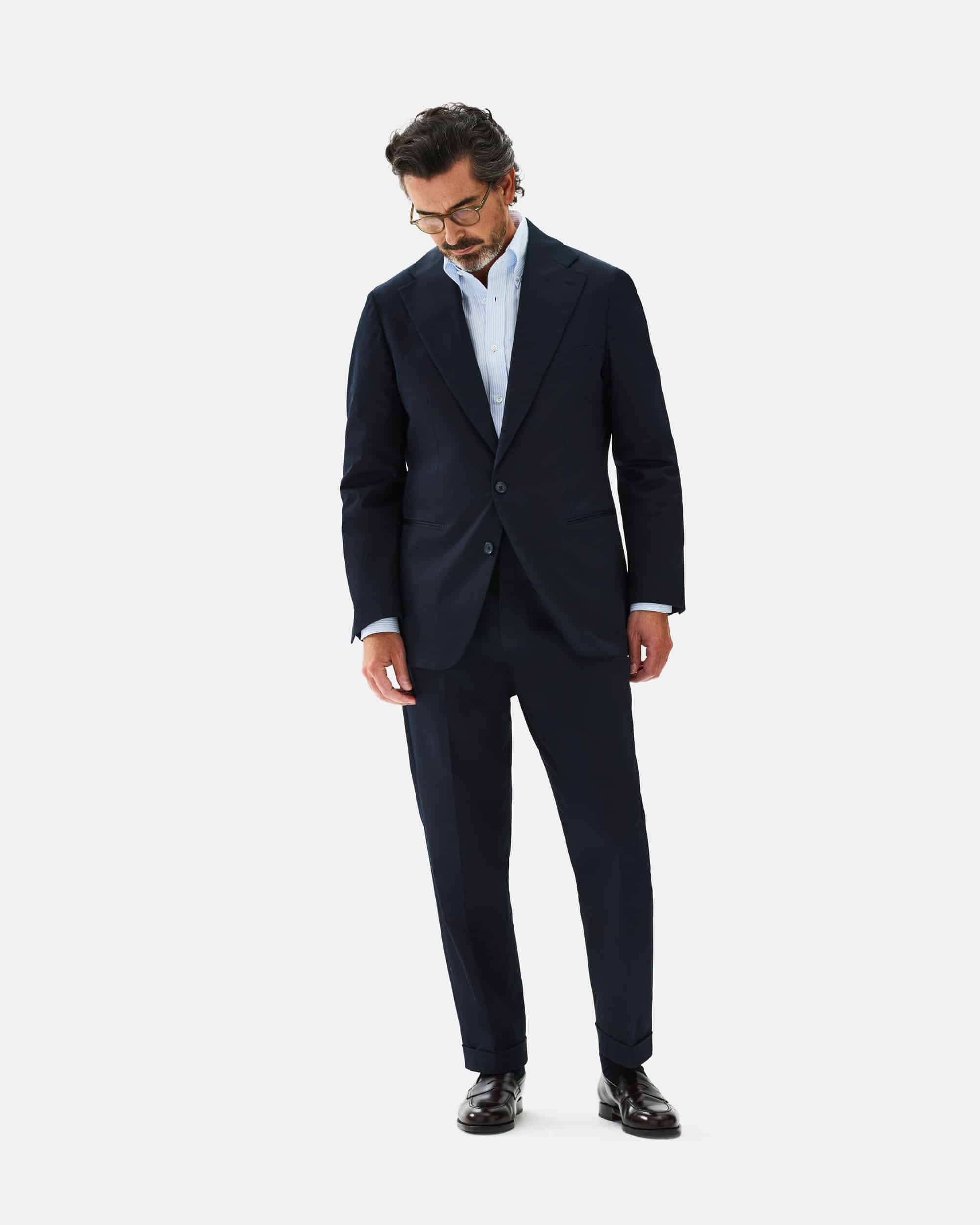 Suit cotton blue image 1