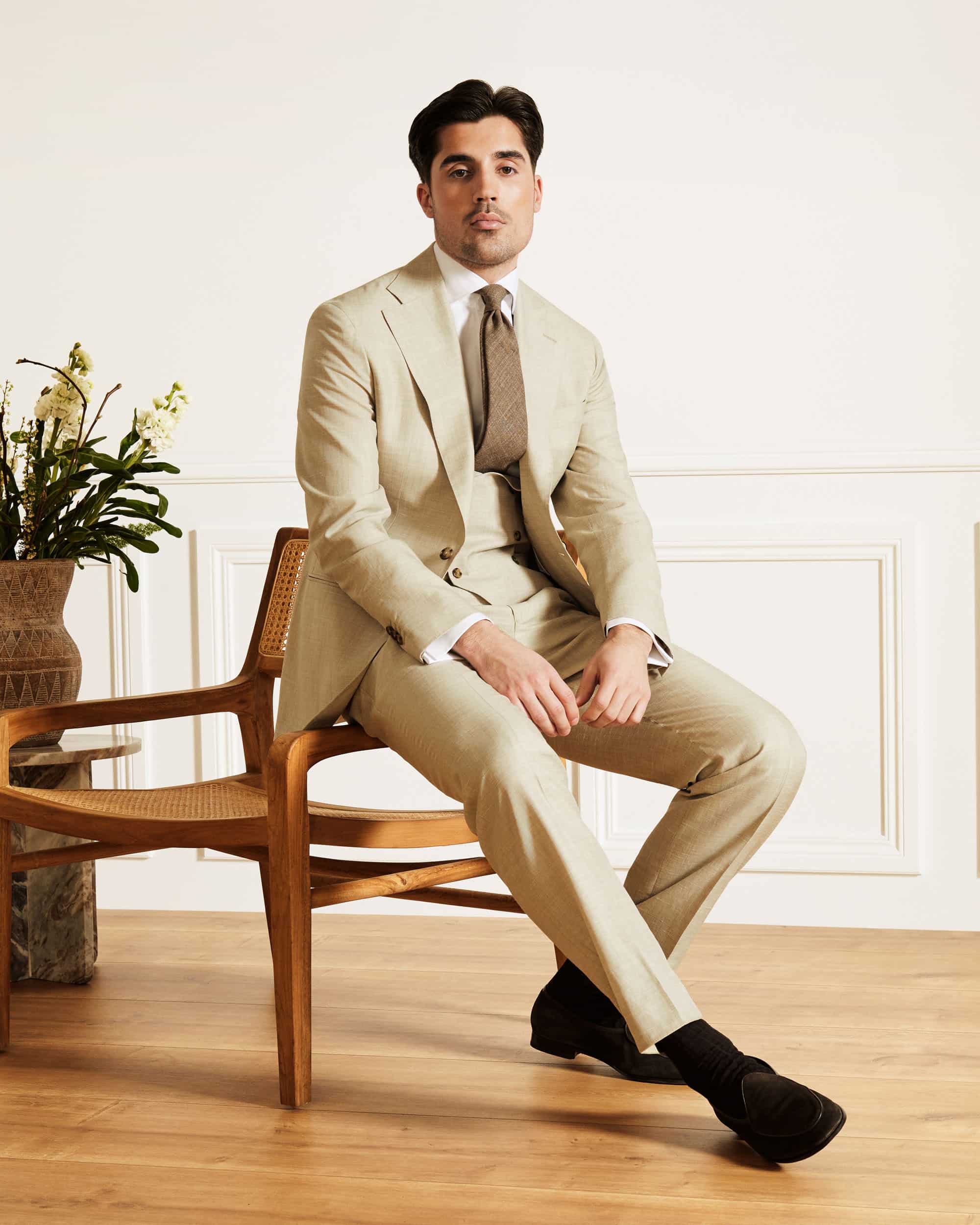 Suit three piece 'WSL' beige image 3