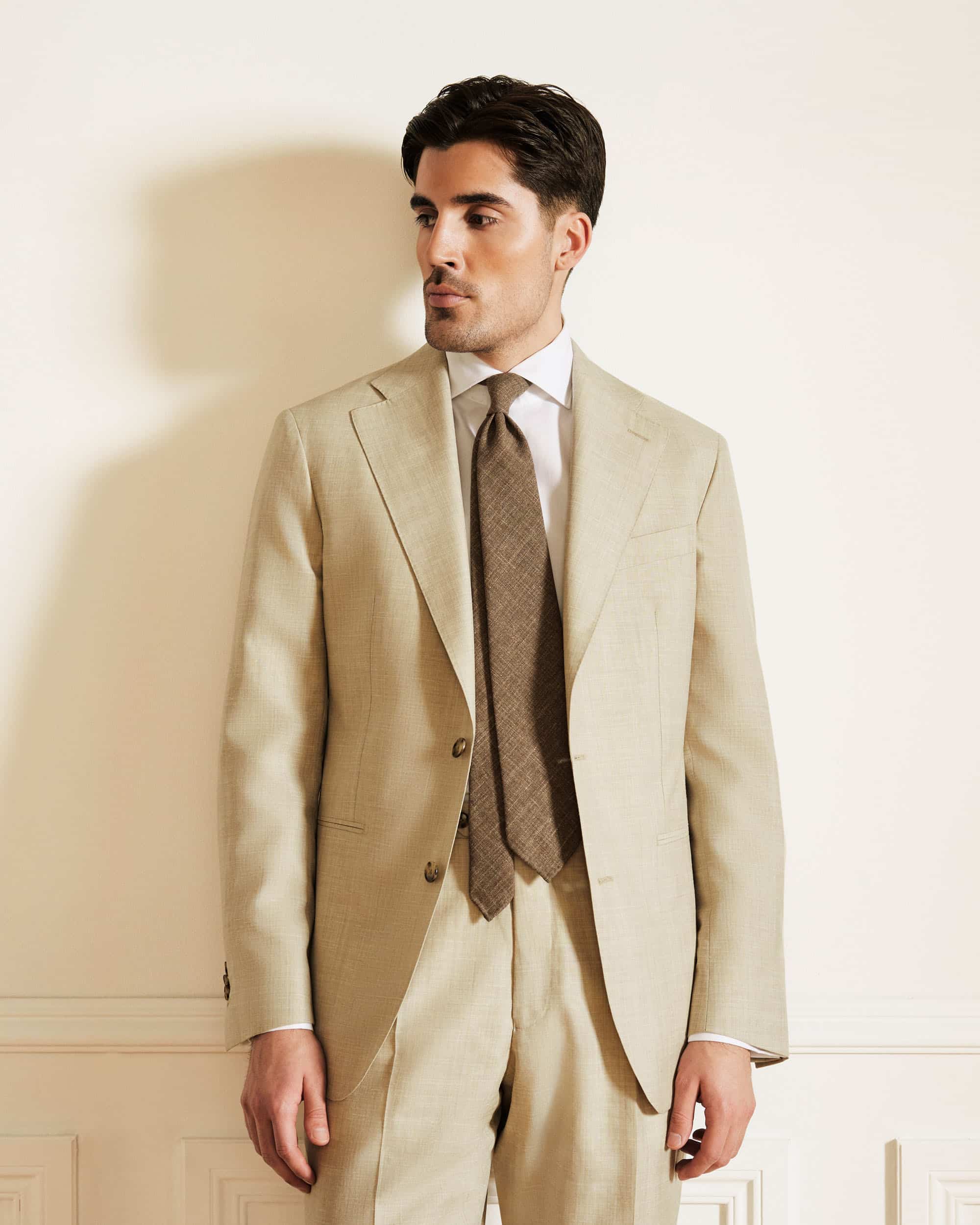 Suit three piece 'WSL' beige image 4