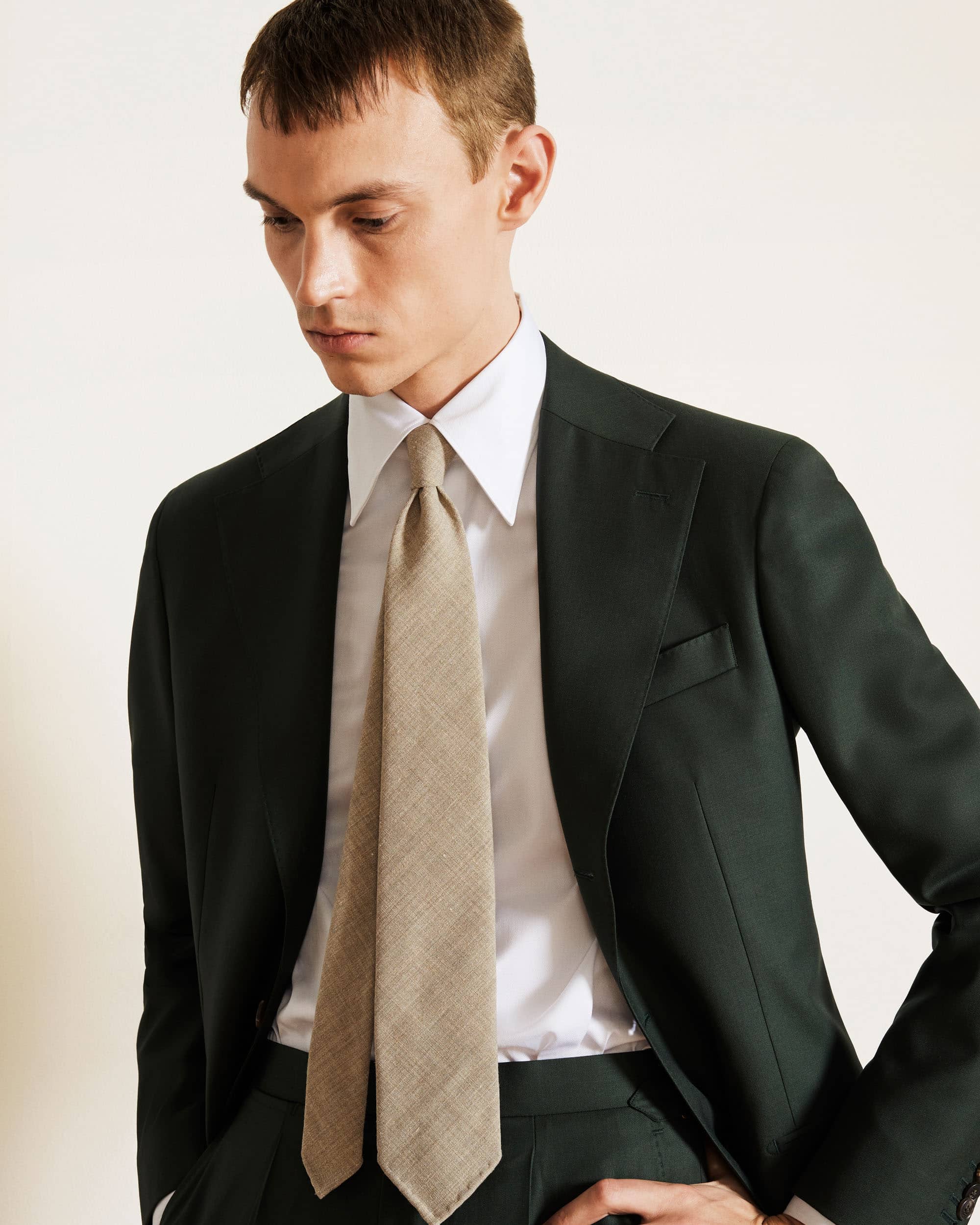 Suit green twill image 4