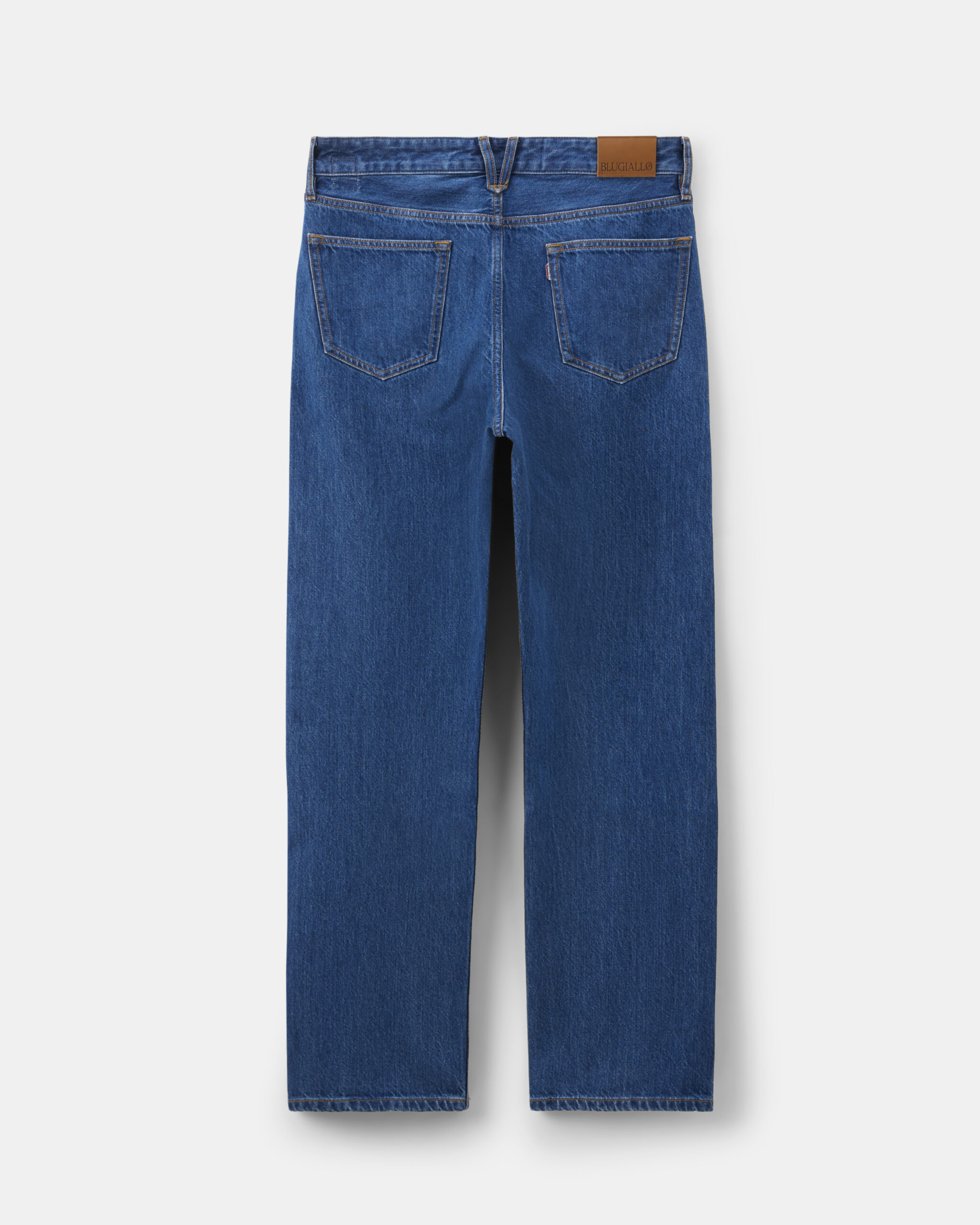 Custom Made 'Sloane' jeans Chelsea blue washed selvedge image 3