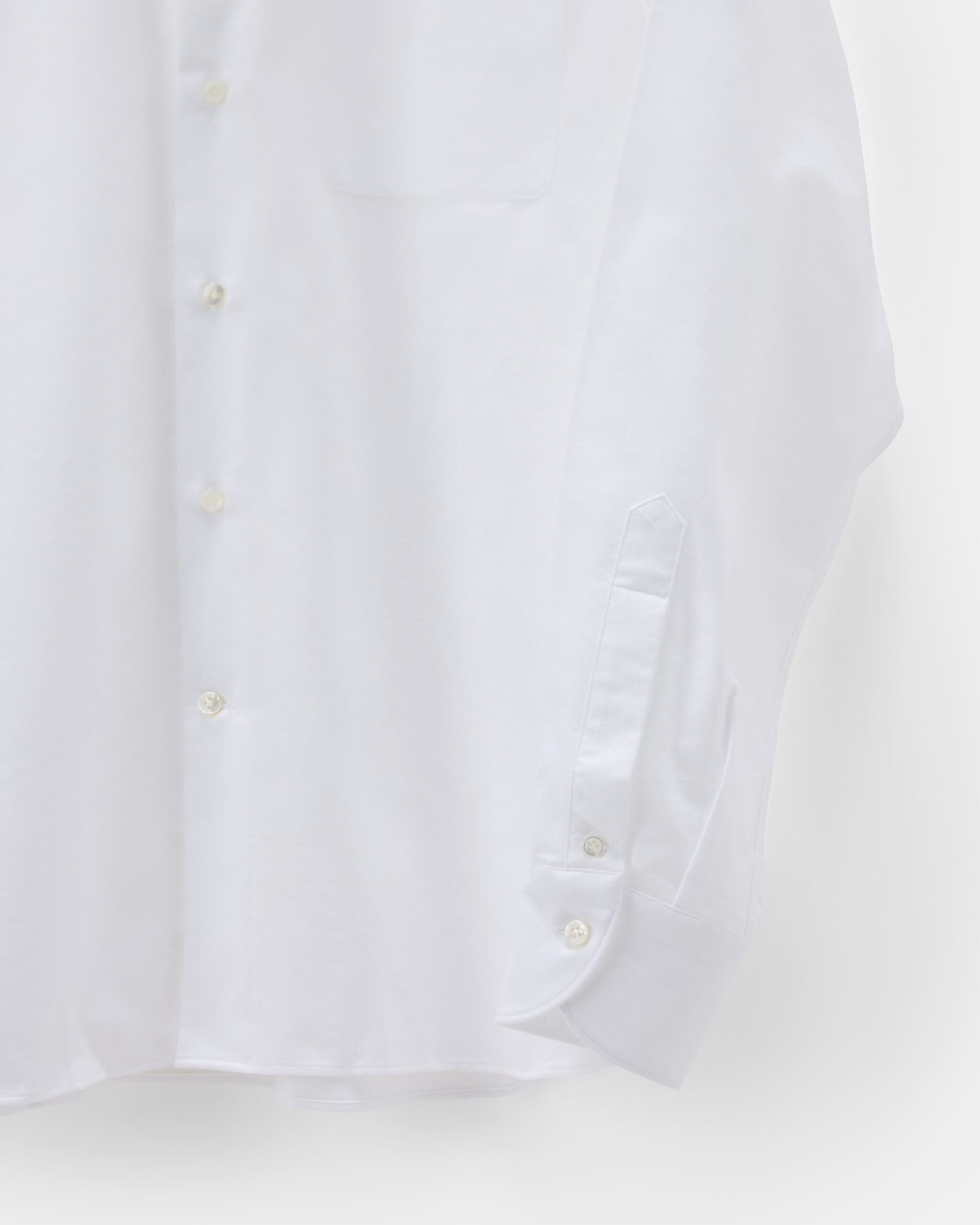 Custom Made ‘Signature’ Shirt white two-fold heavy cotton oxford image 4