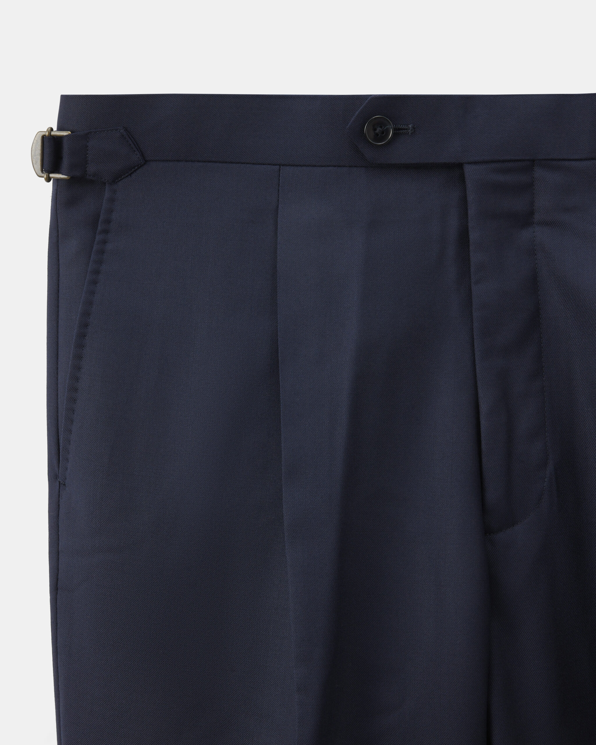Custom made Suit midnight blue wool twill image 6