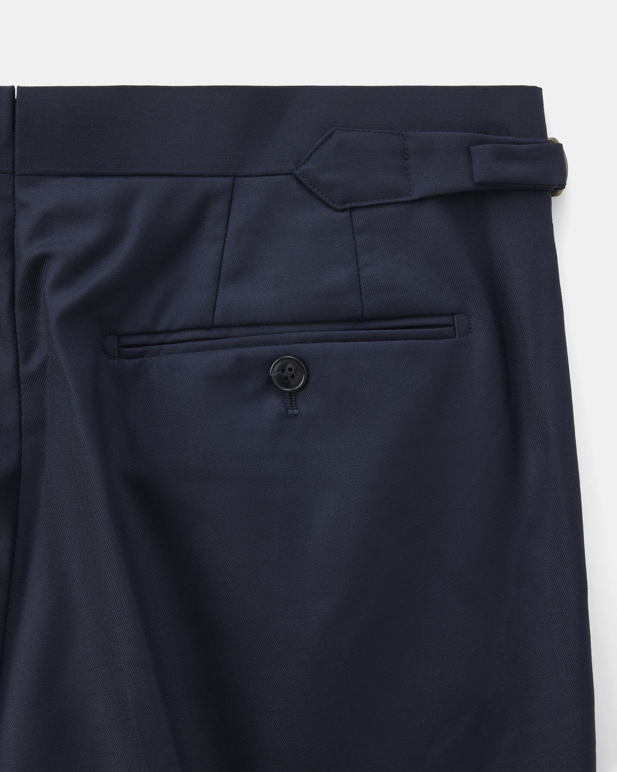 Custom made Suit midnight blue wool twill image 7