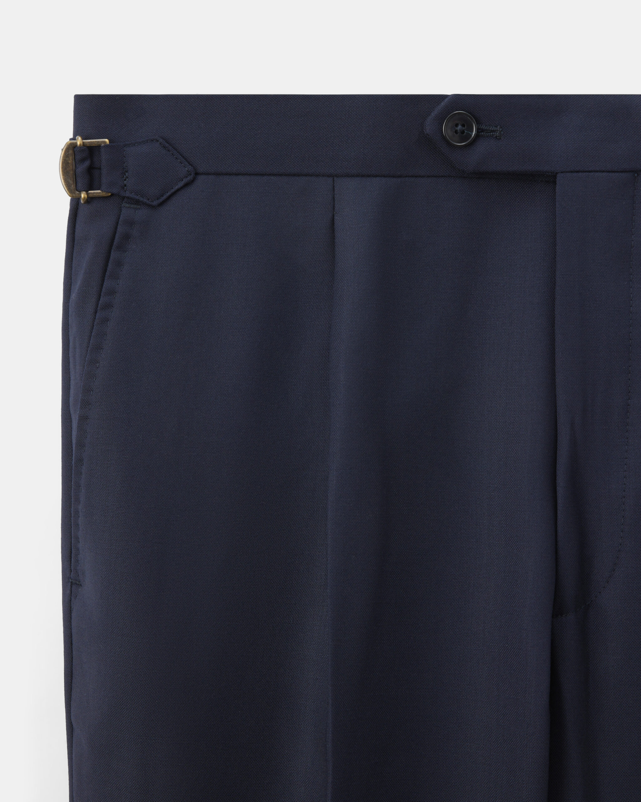 Custom Made Suit dark blue plain weave wool image 6