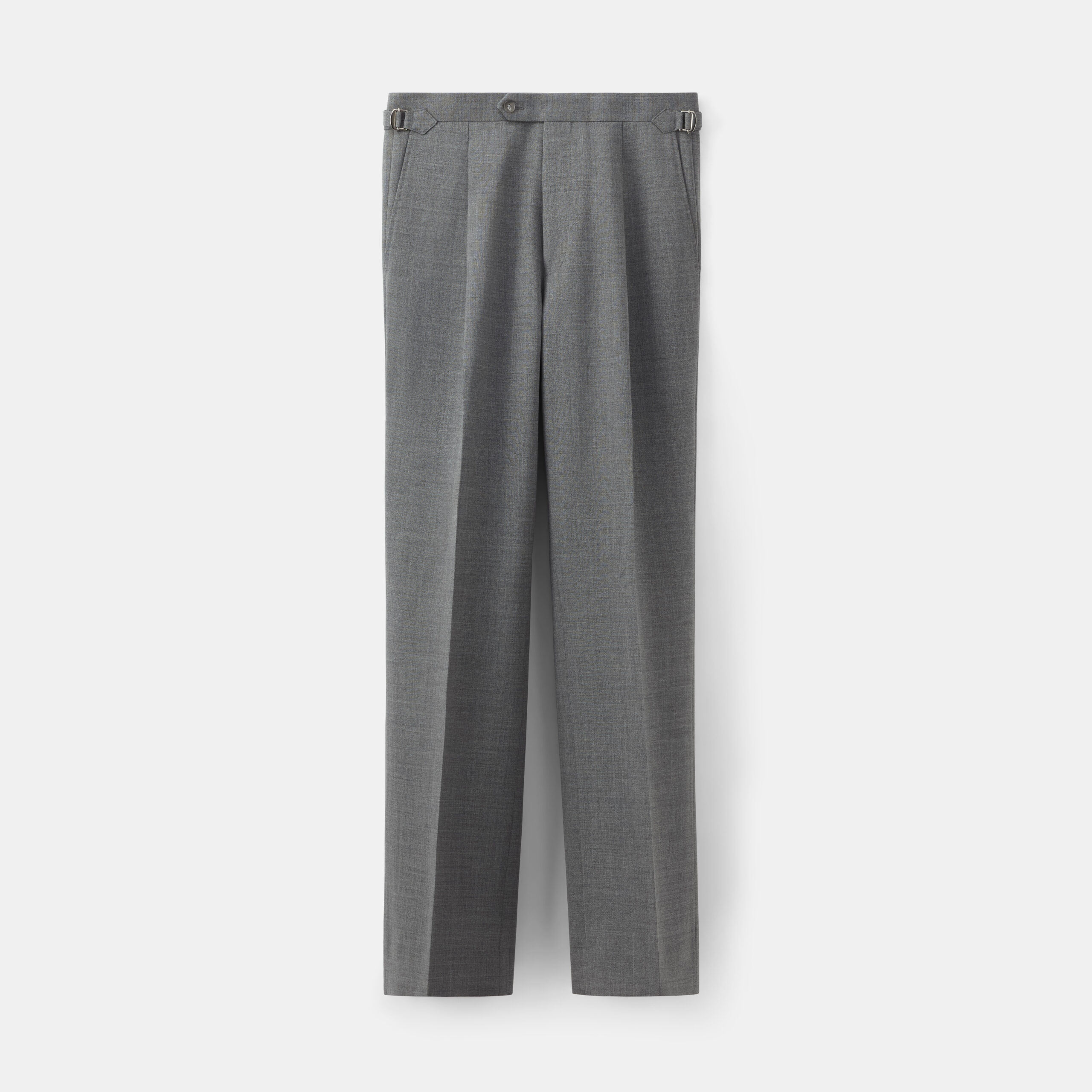 Custom Made Fresco suit mid grey high twist wool image 3