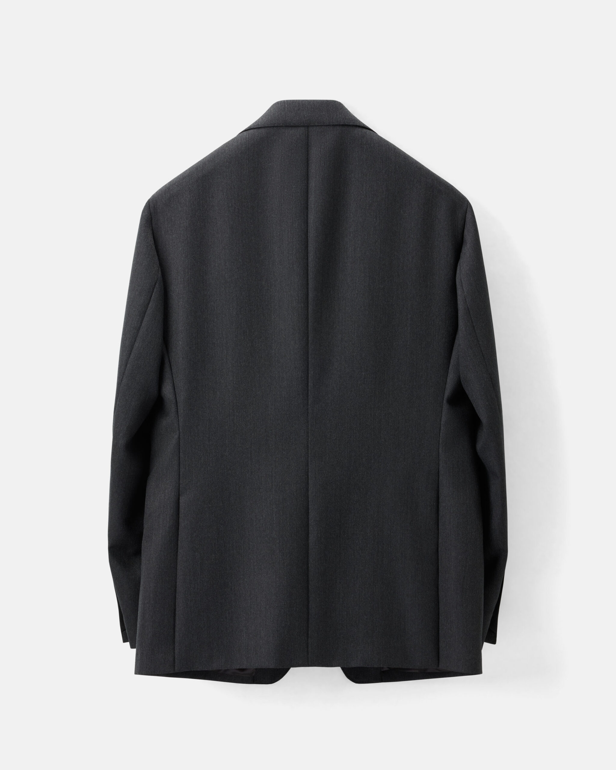 Custom Made 'Armour Drape' suit dark grey wool image 5