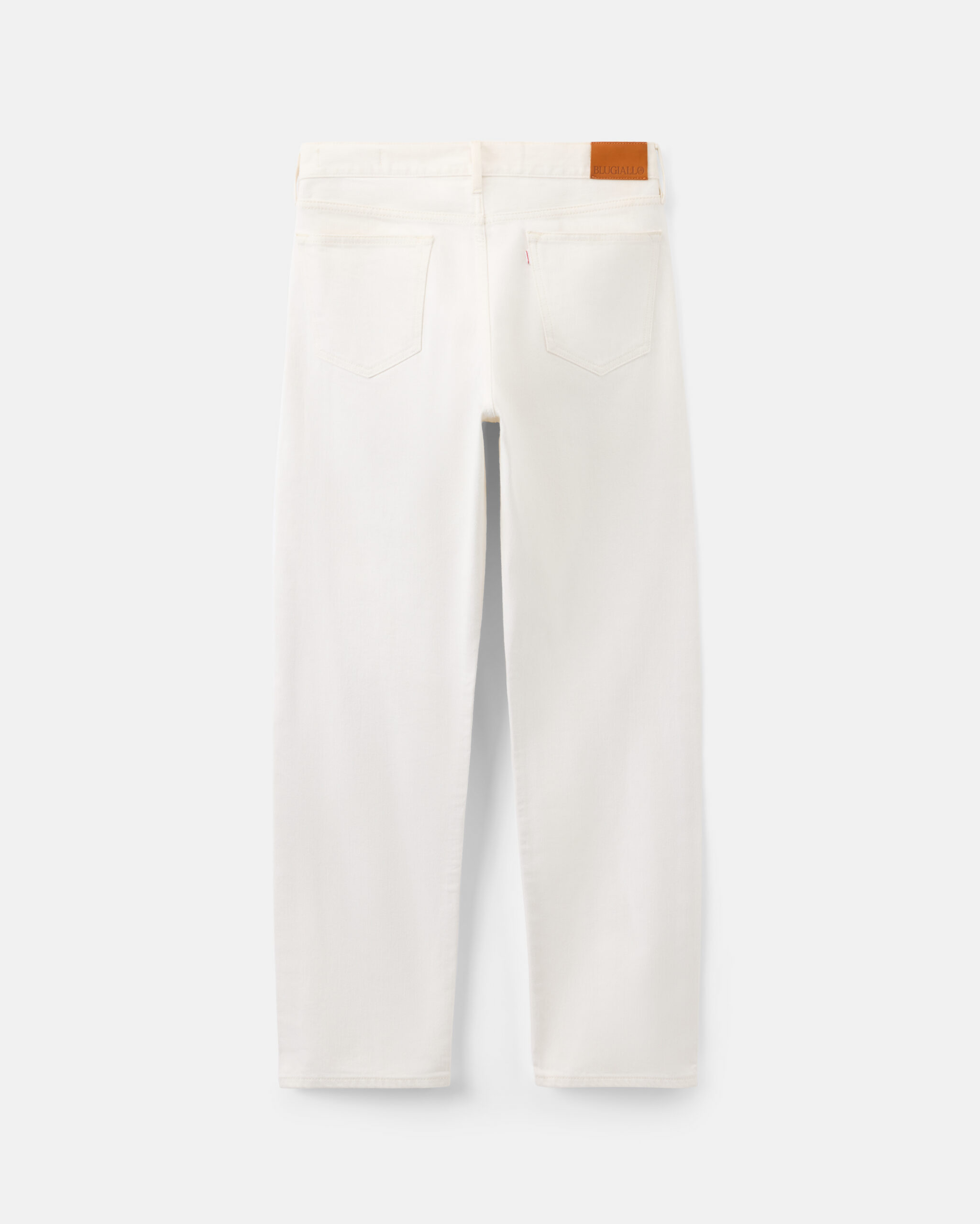 Custom Made 'Sloane' jeans Ascot white selvedge denim image 3
