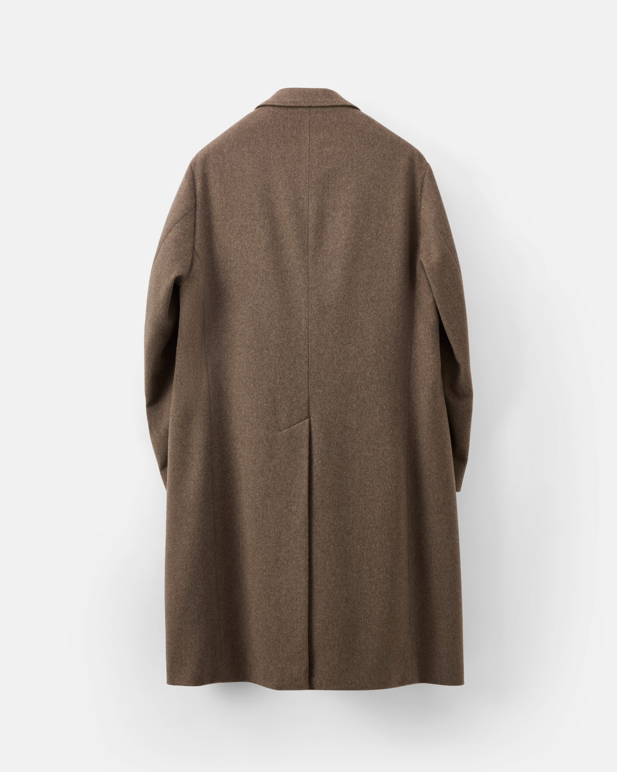 Custom Made Signature 'Capolavoro' Overcoat taupe brown heavy wool image 5