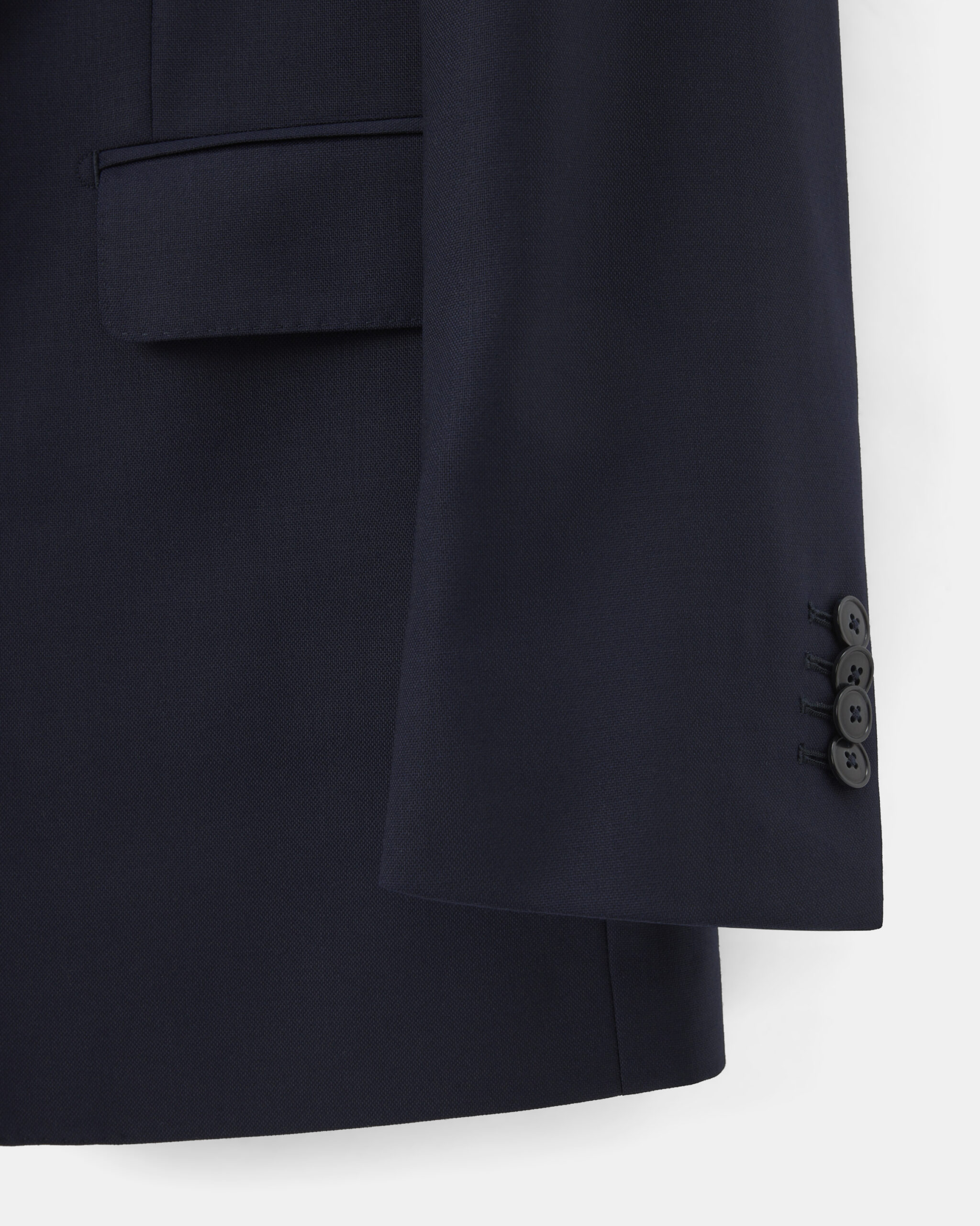Custom Made Signature 'Traveller' suit midnight blue high twist wool image 4