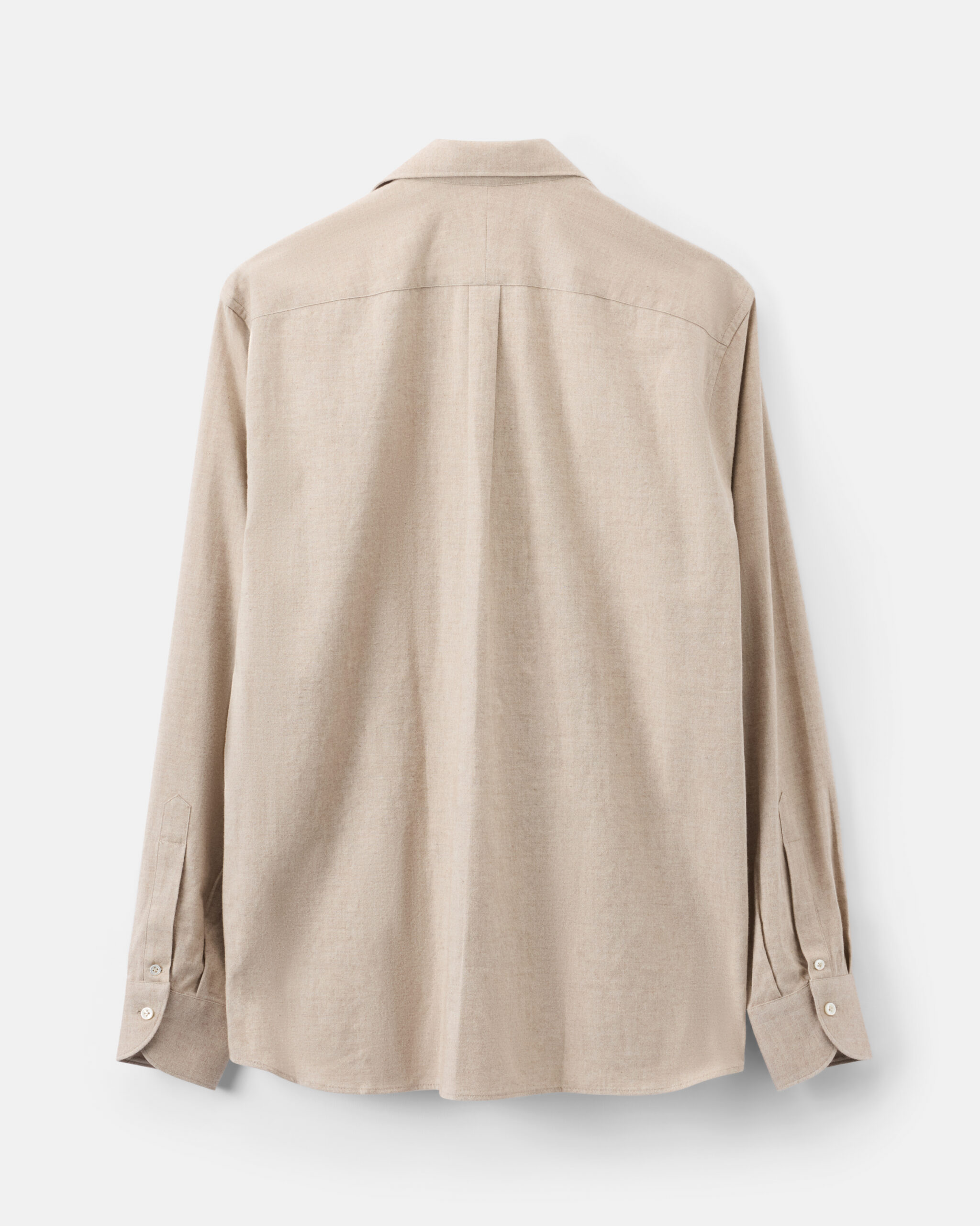 RTW Contemporary Shirt sandstone beige brushed cotton Flannel image 4