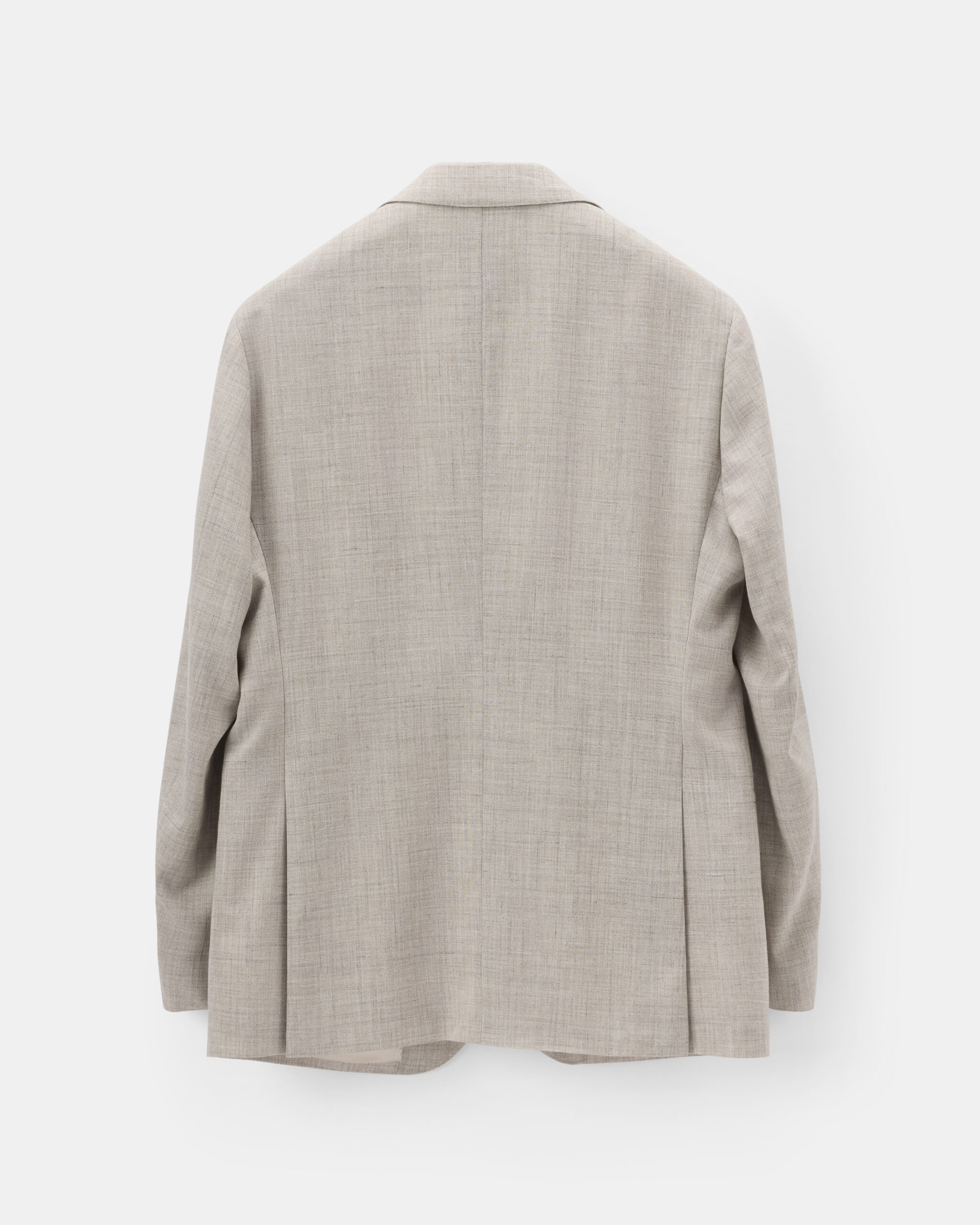 RTW 'WSL' Suit Taupe Beige Wool, Silk & Linen image 5