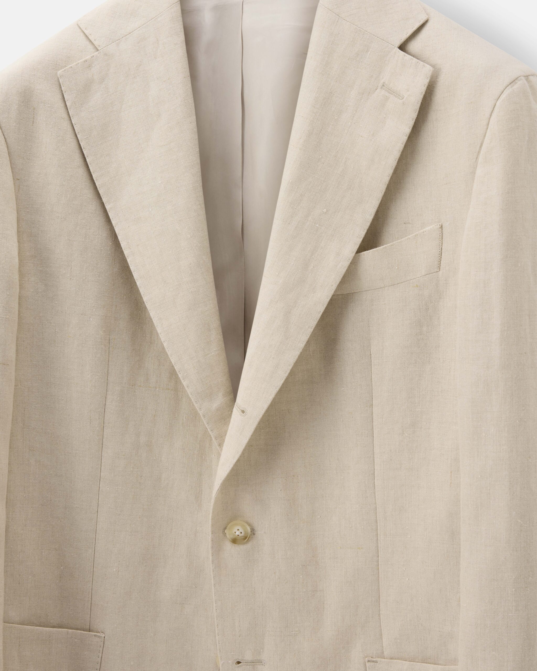 'Le Phare' plage beige linen suit image 5