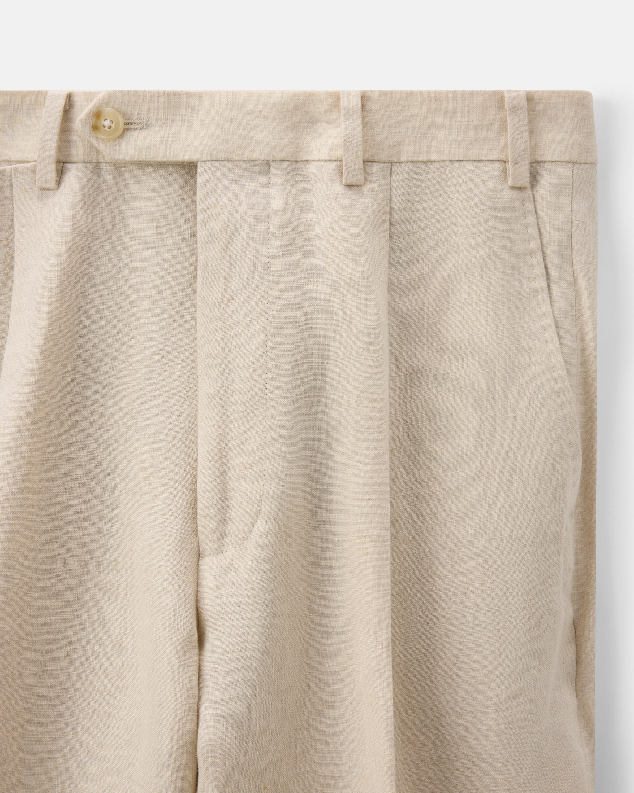 'Le Phare' plage beige linen suit image 7