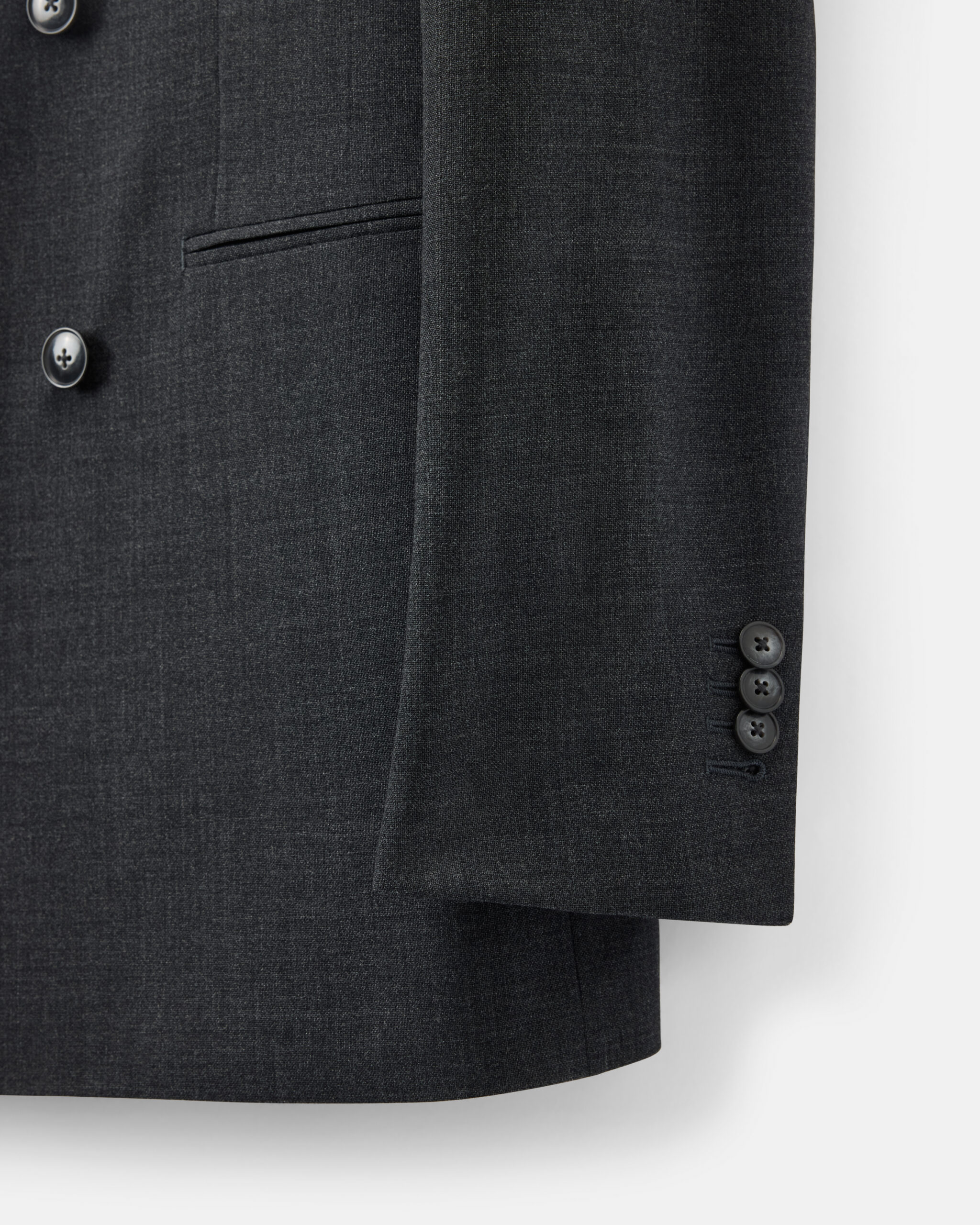 Custom Made Fresco suit anthracite grey high twist wool image 4