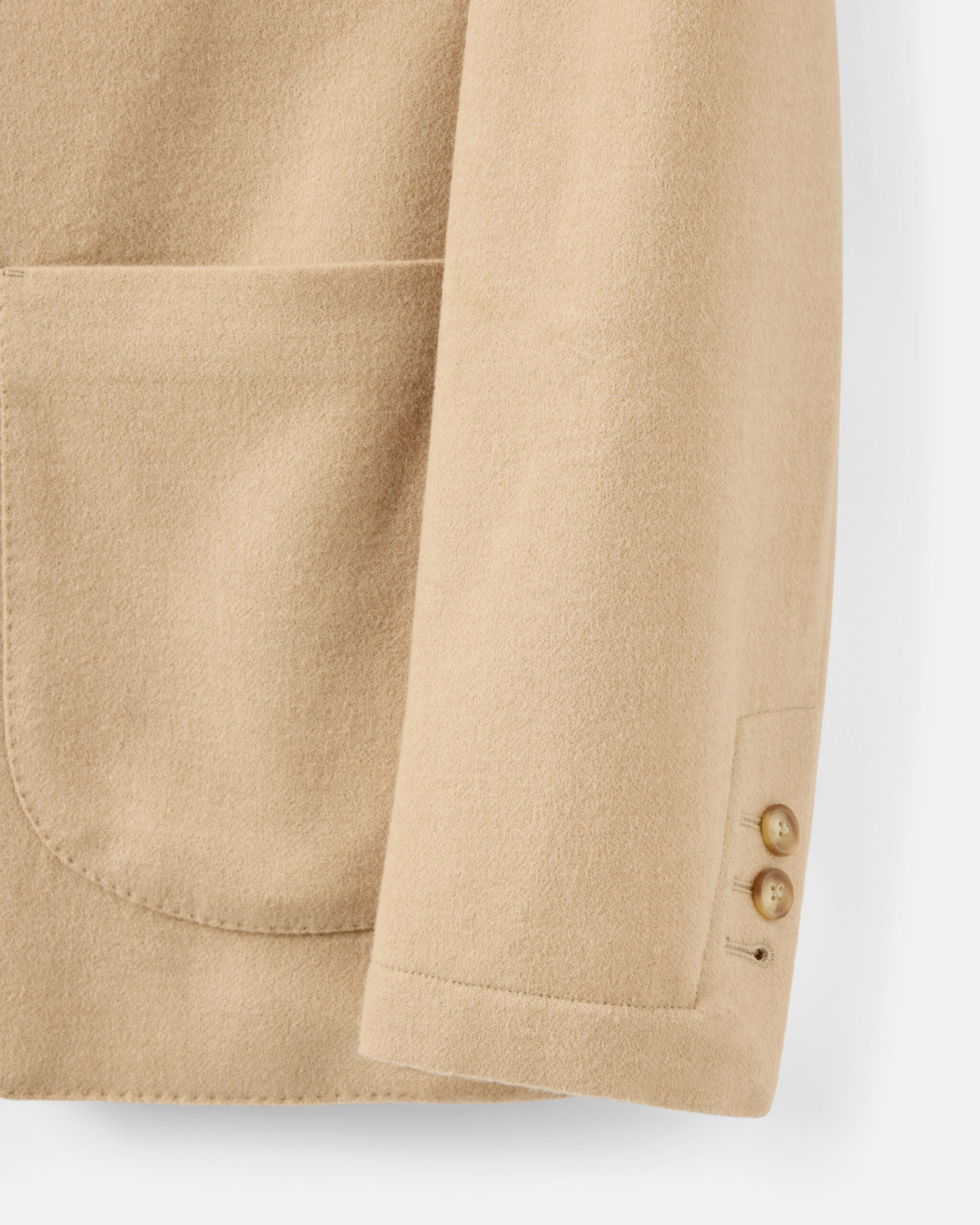 Custom Made Soft Jacket soft beige 330 pure baby camel wool image 4