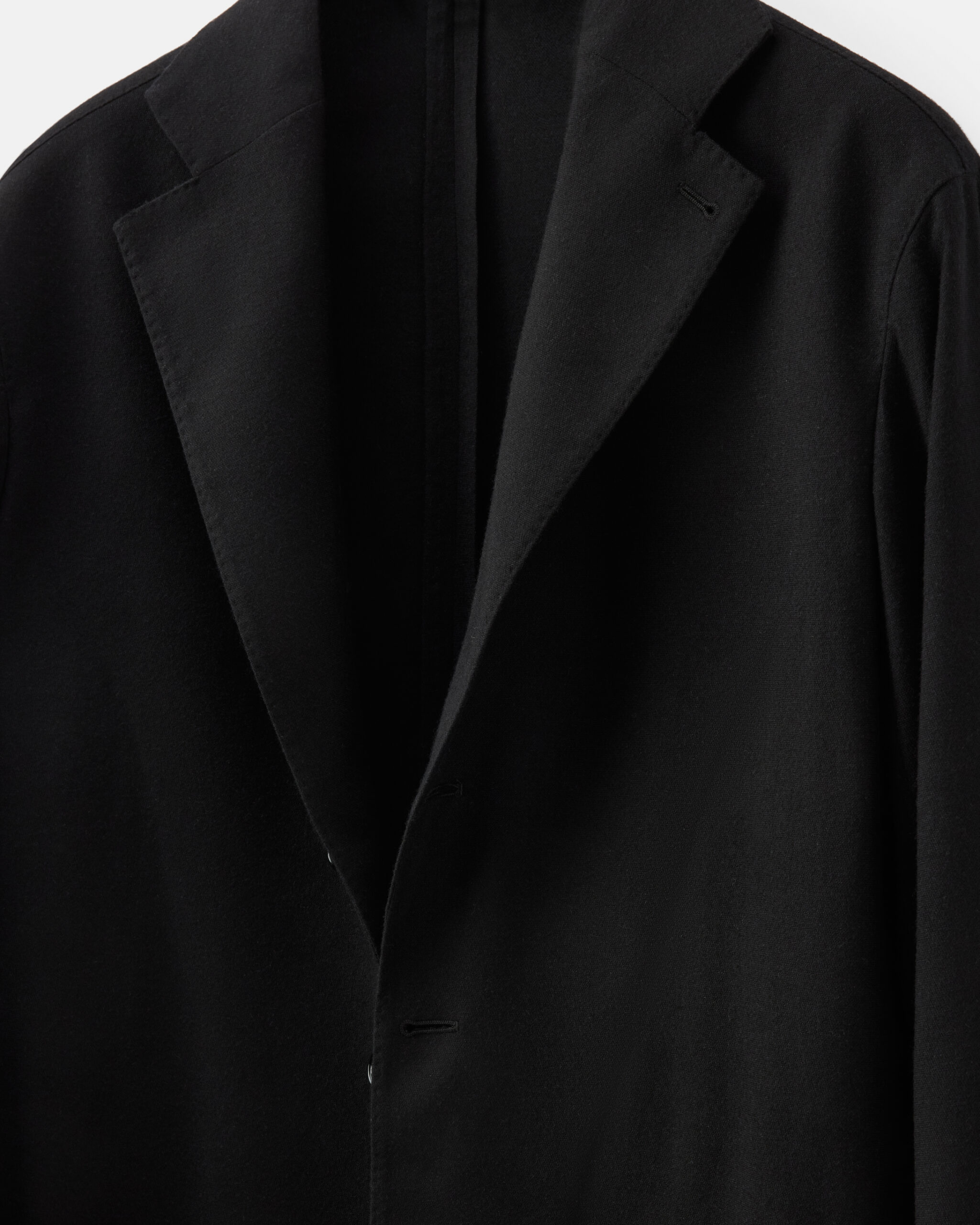 Custom Made Soft Suit Black Cashmere, Lyocell Wool stretch image 3
