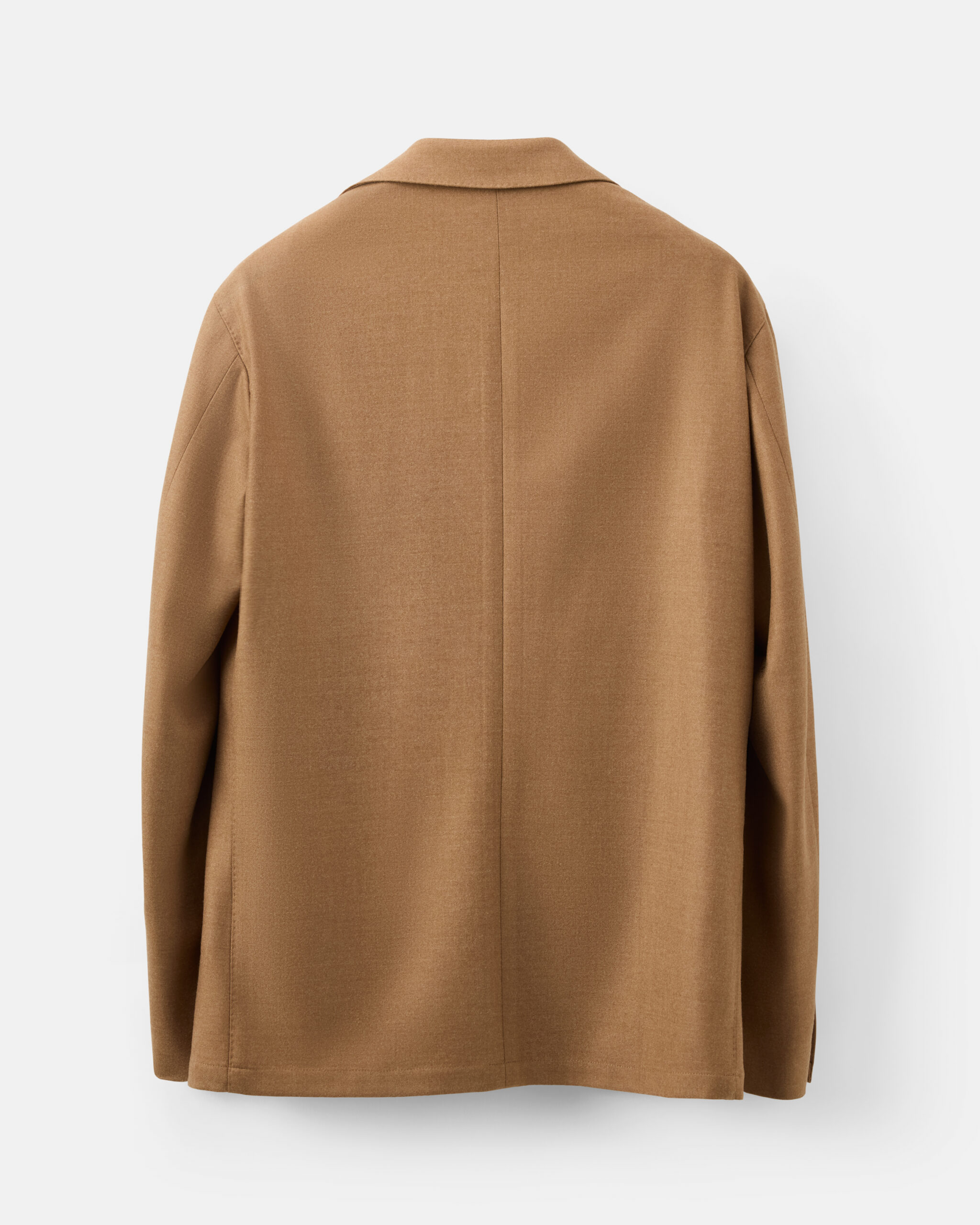 Custom Made Soft Suit Camel brown brushed wool flannel image 5