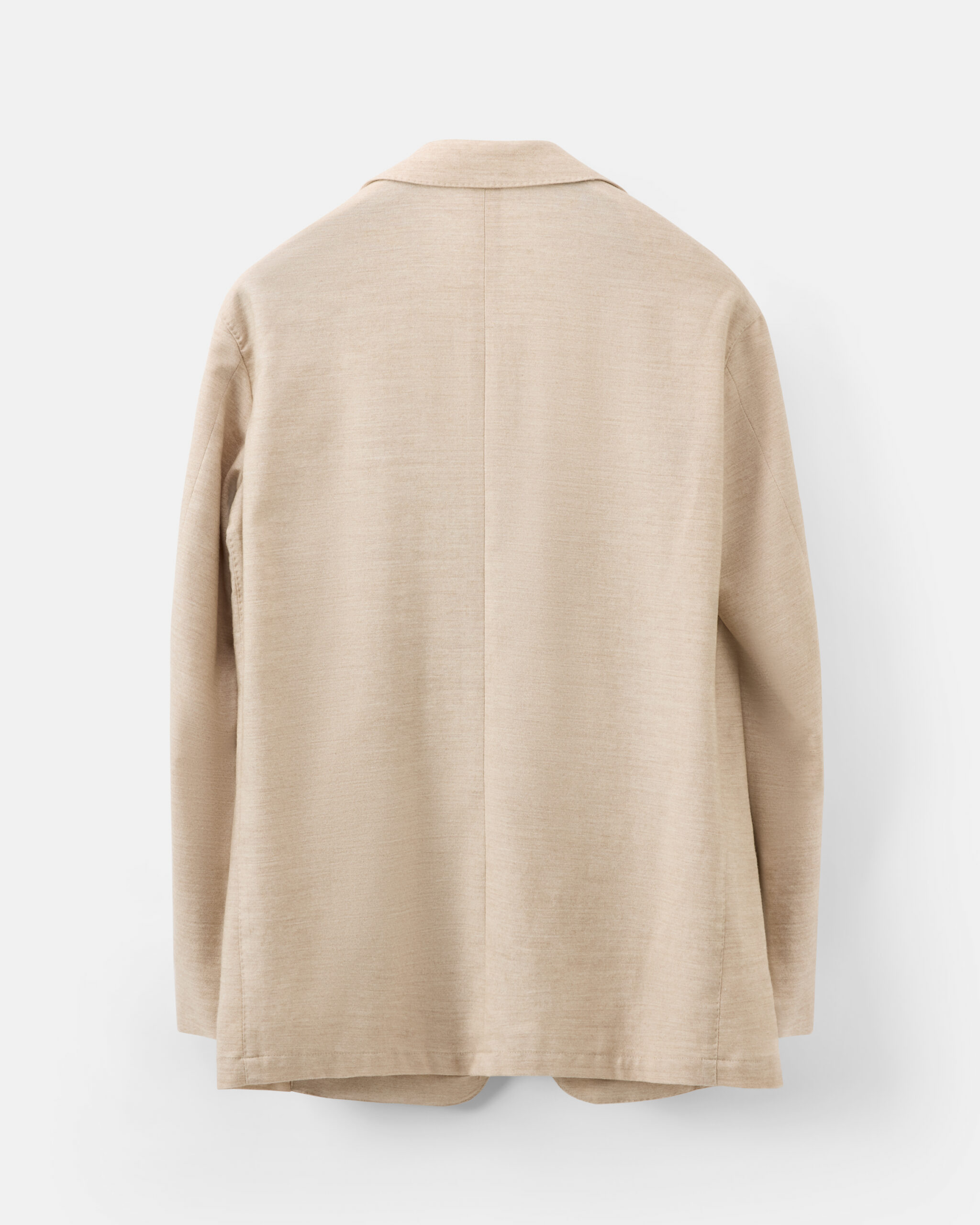 Custom Made Soft Suit oatmeal Cashmere, Lyocell Wool stretch image 5