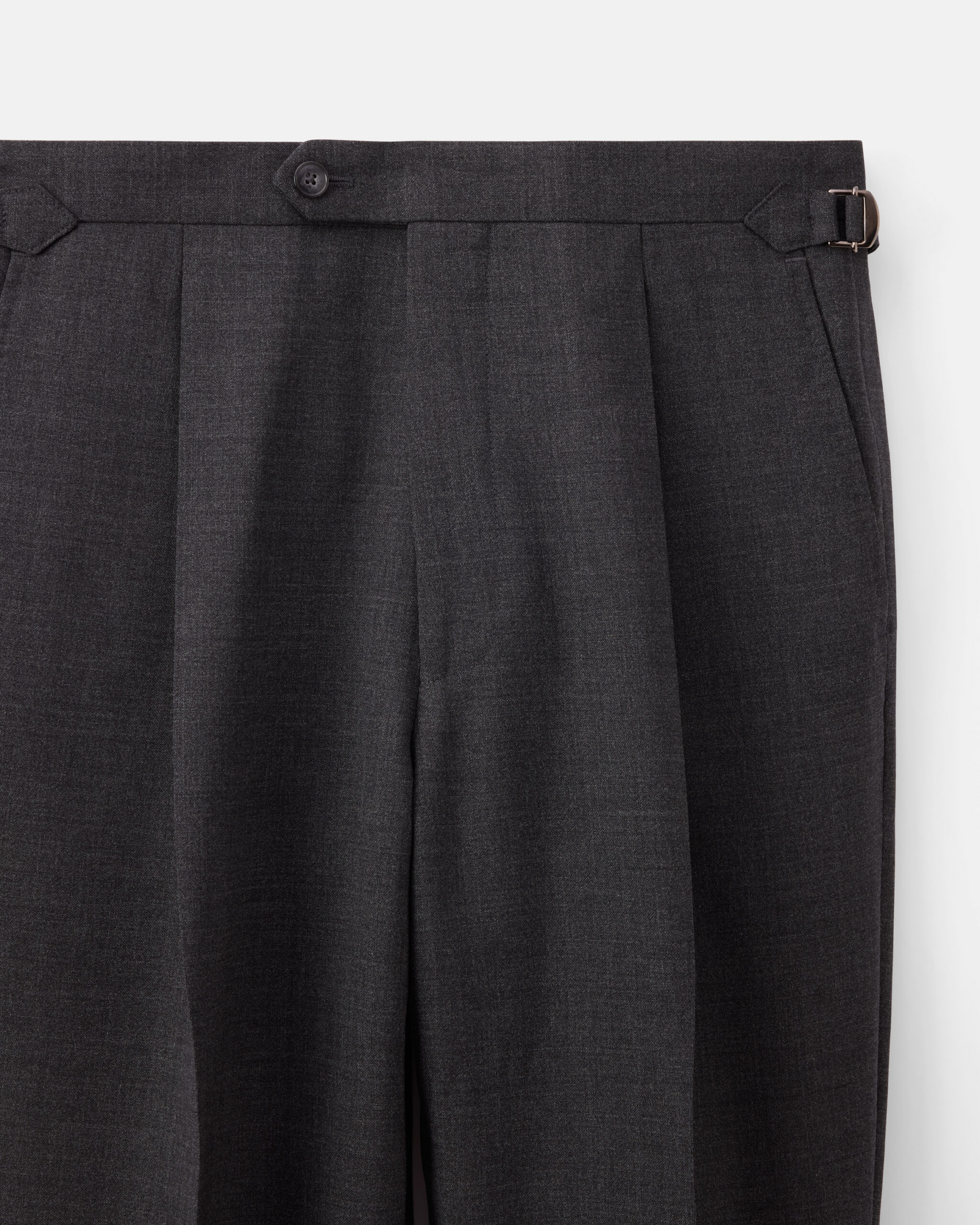 Custom Made Fresco suit anthracite grey high twist wool image 5