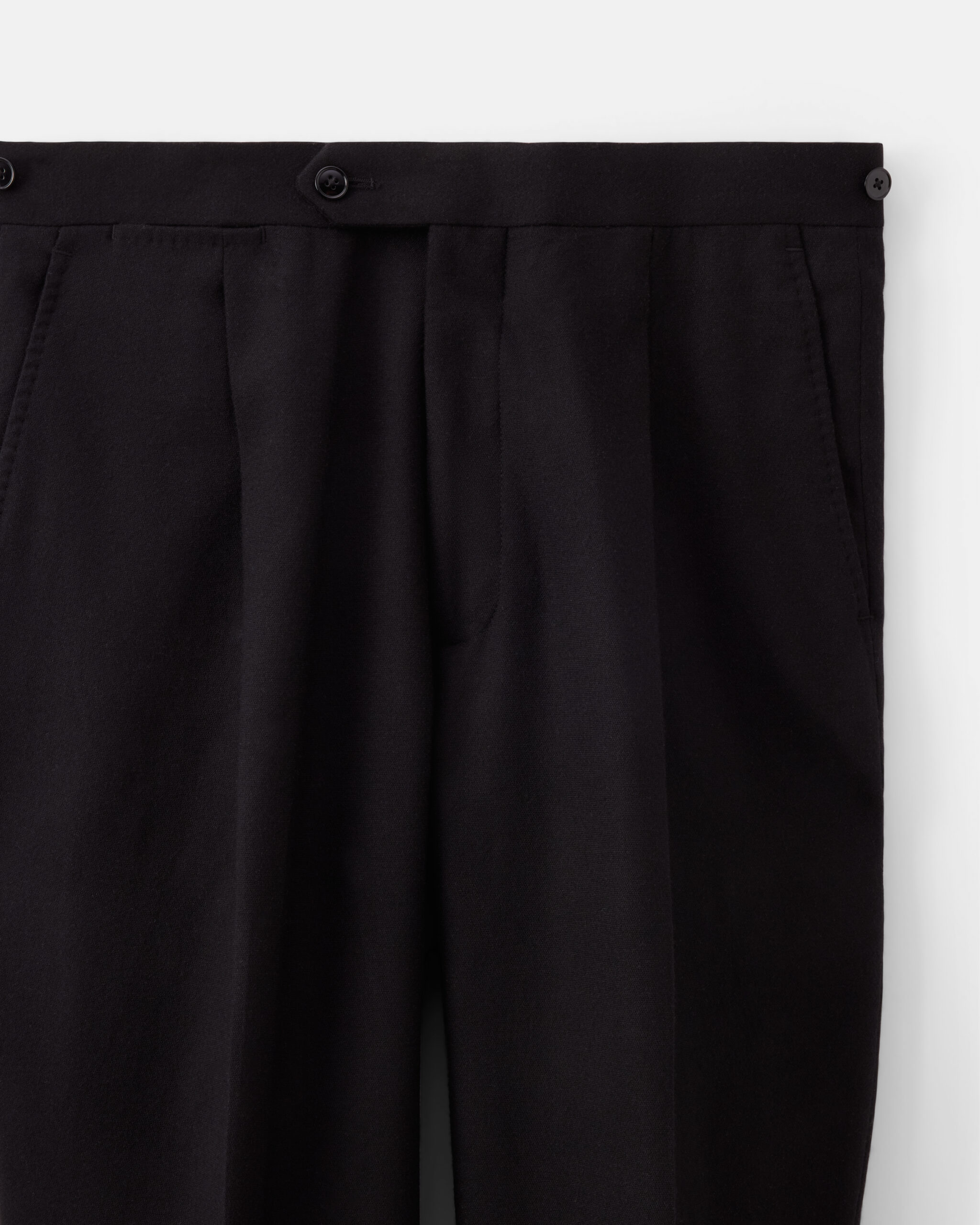 Custom Made Soft Suit Black Cashmere, Lyocell Wool stretch image 8