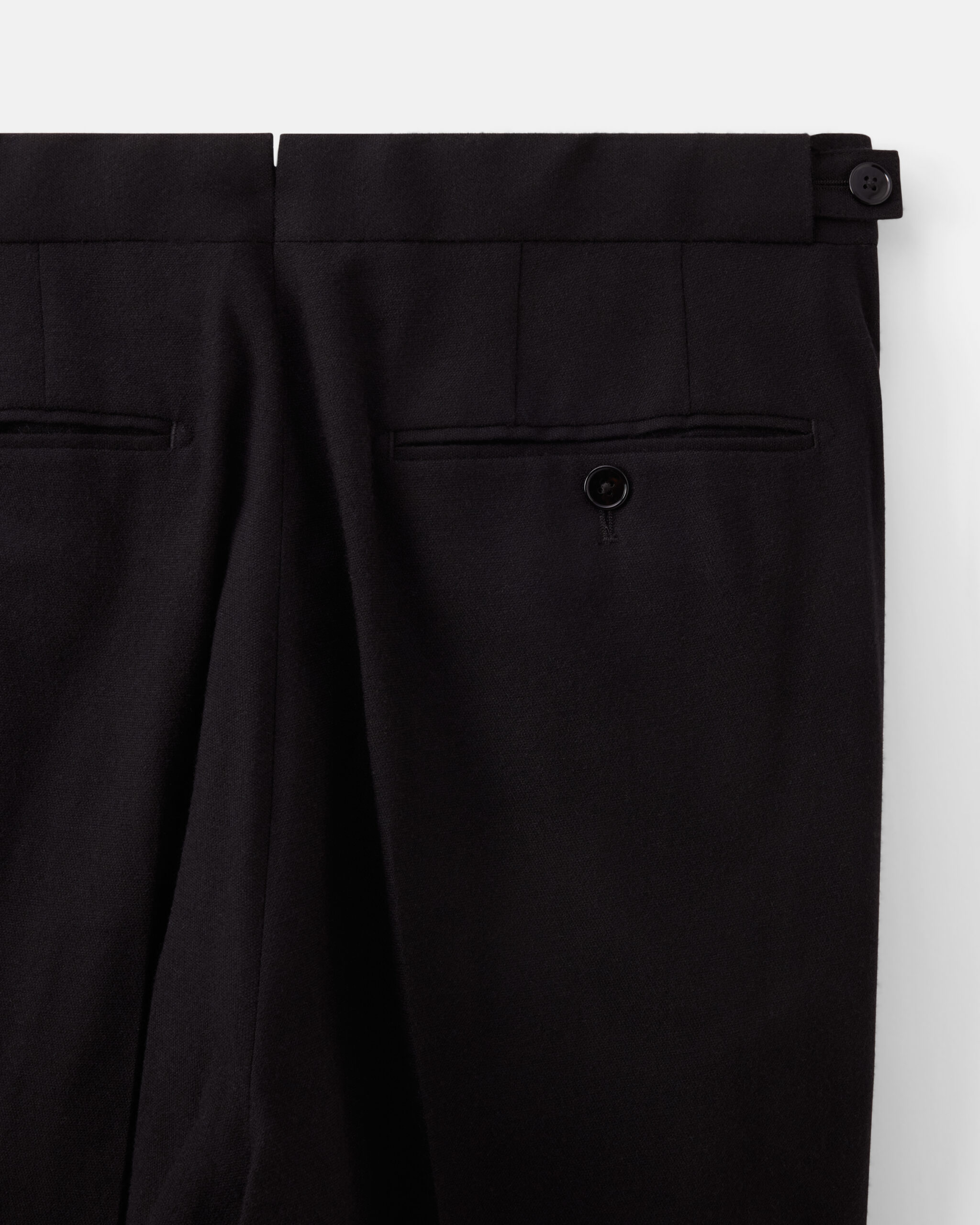 Custom Made Soft Suit Black Cashmere, Lyocell Wool stretch image 7