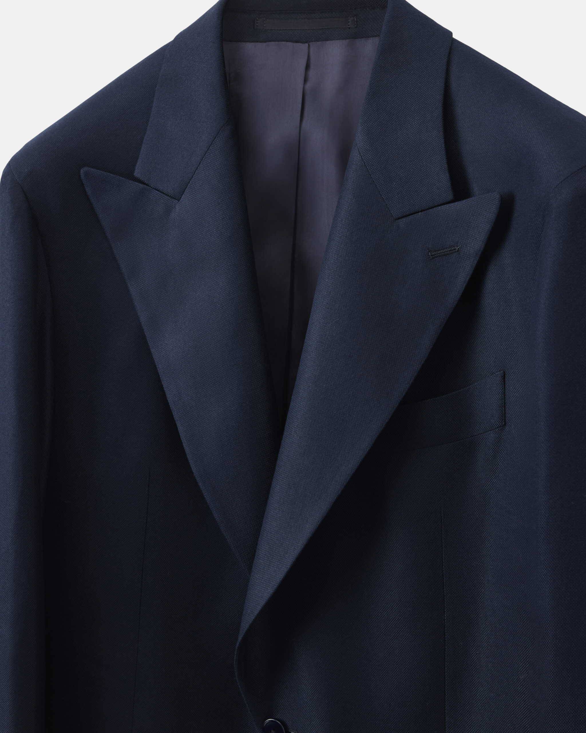 Custom Made 'Castel' Tuxedo Midnight blue bamboo wool image 4