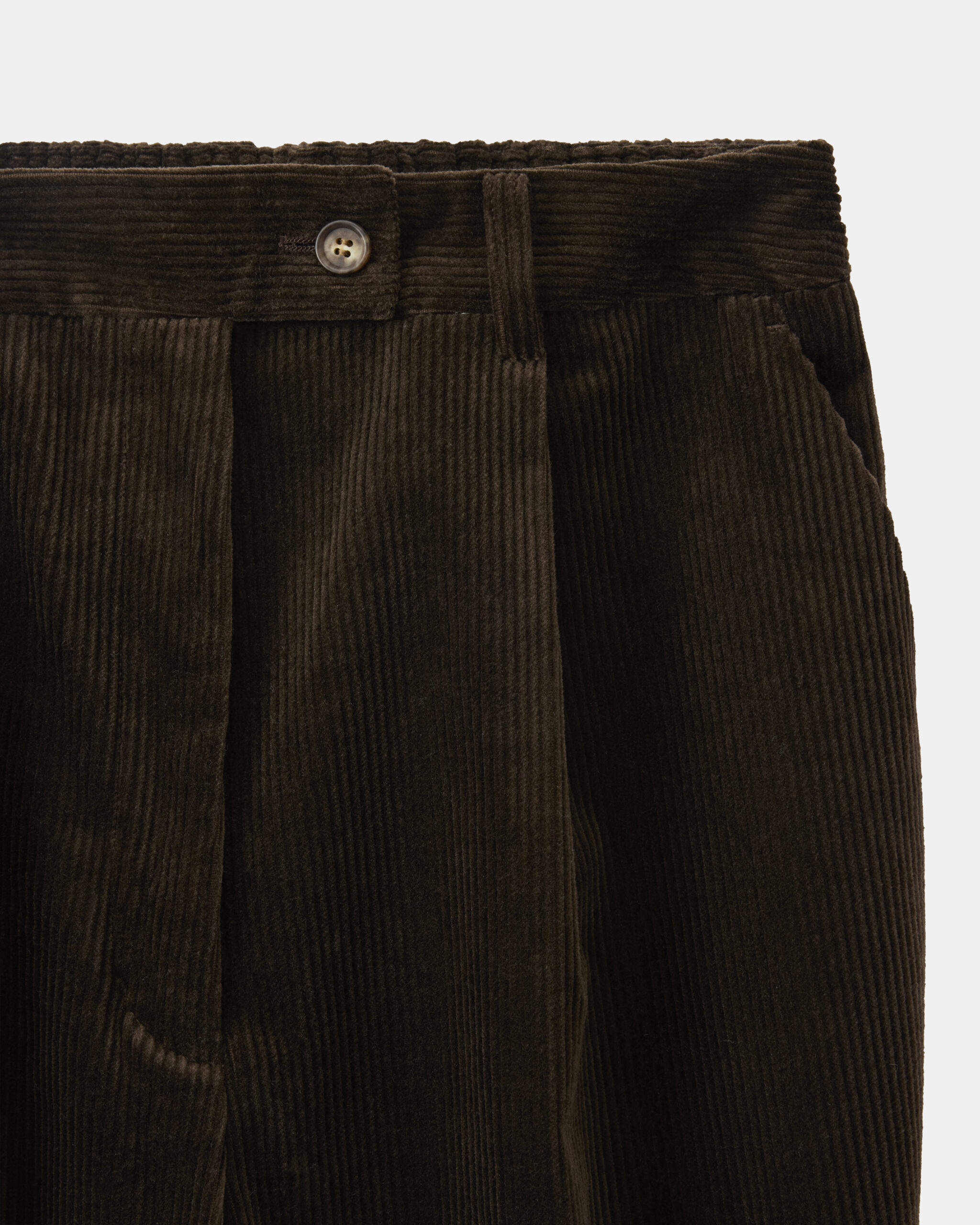 Custom Made 'Wide Cut' trouser autumn brown heavy cotton corduroy image 3