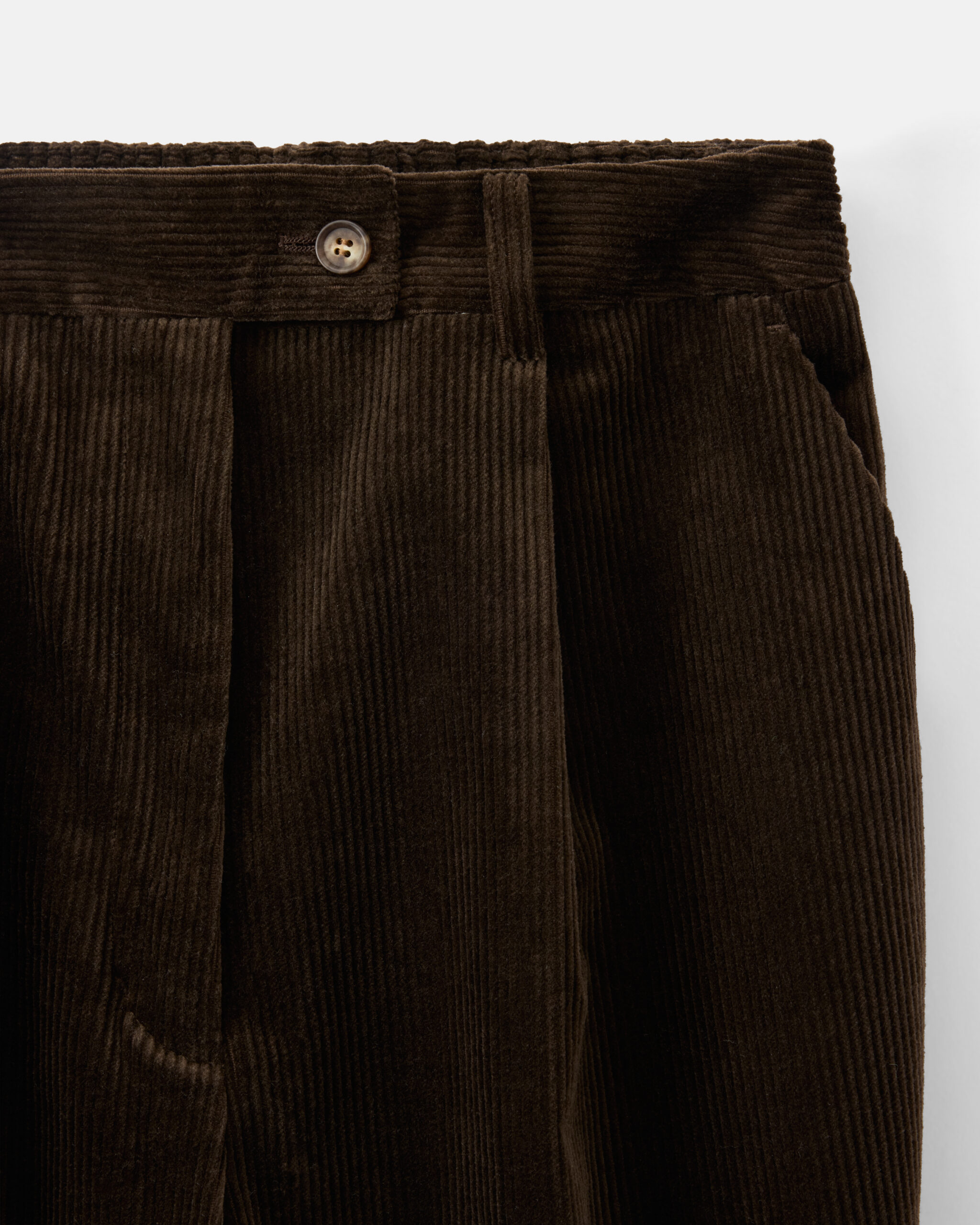 Custom Made Shirt Suit autumn brown heavy cotton corduroy image 8
