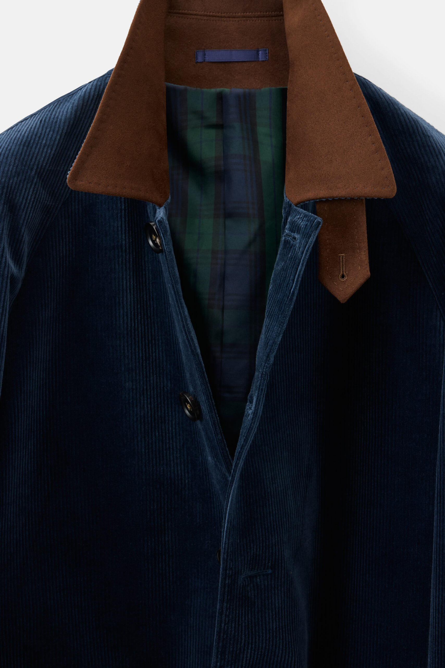 Custom Made 'WKND' City Jacket Navy blue heavy cotton corduroy image 4